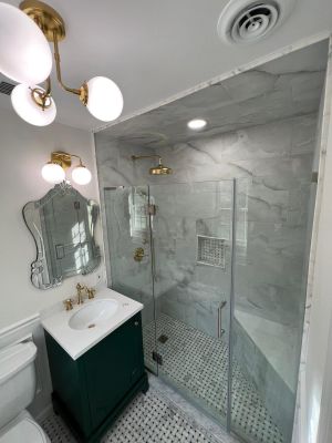 Bathroom Remodel using Tile