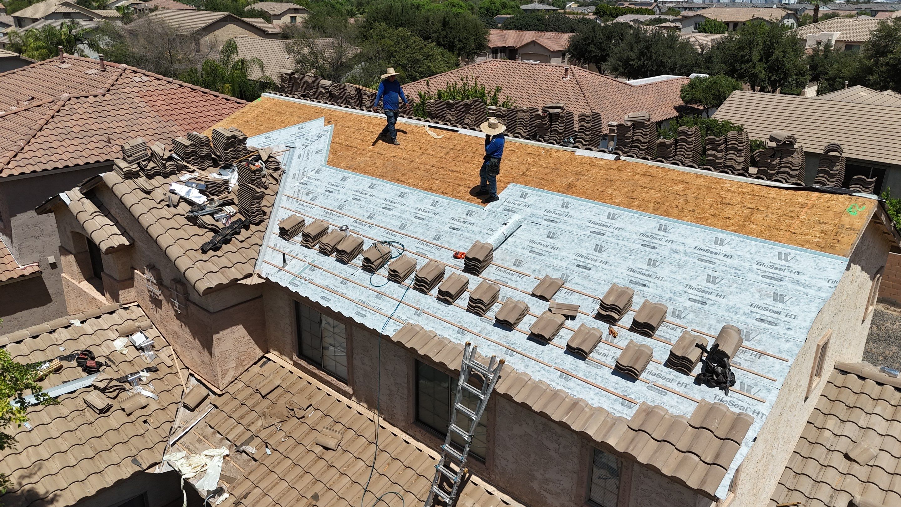 Project in Queen Creek, AZ by Saint Roofing