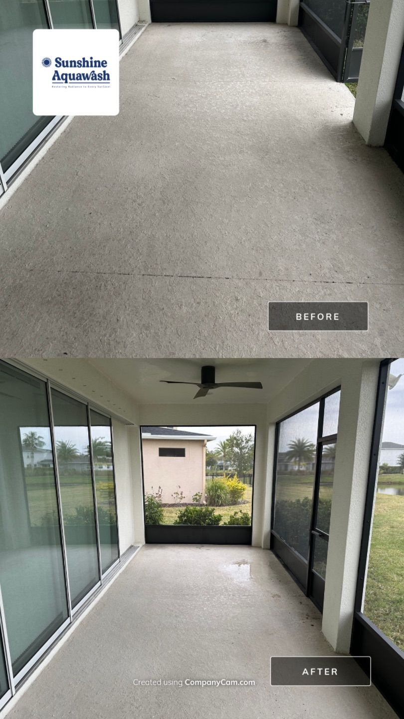 Complete House Wash and Exterior Surface Cleaning in Artisan Lakes Community, Palmetto, FL by Sunshine AquaWash