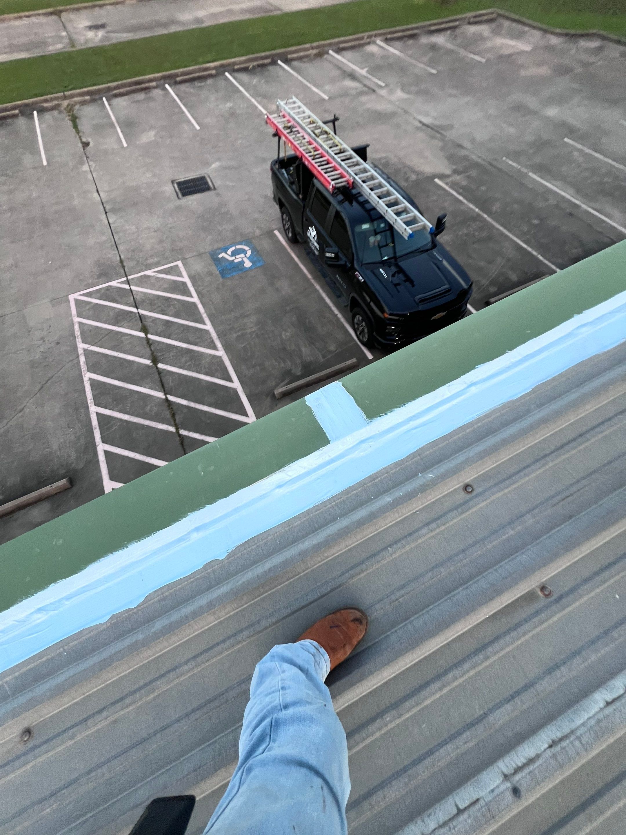 Hail Damage using Metal by Roof Repair Company
