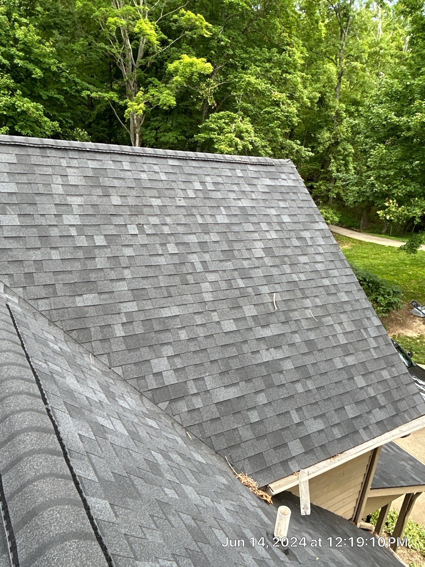Residential Roofing Installation using Duration Series Shingles - Onyx Black by RoofX 