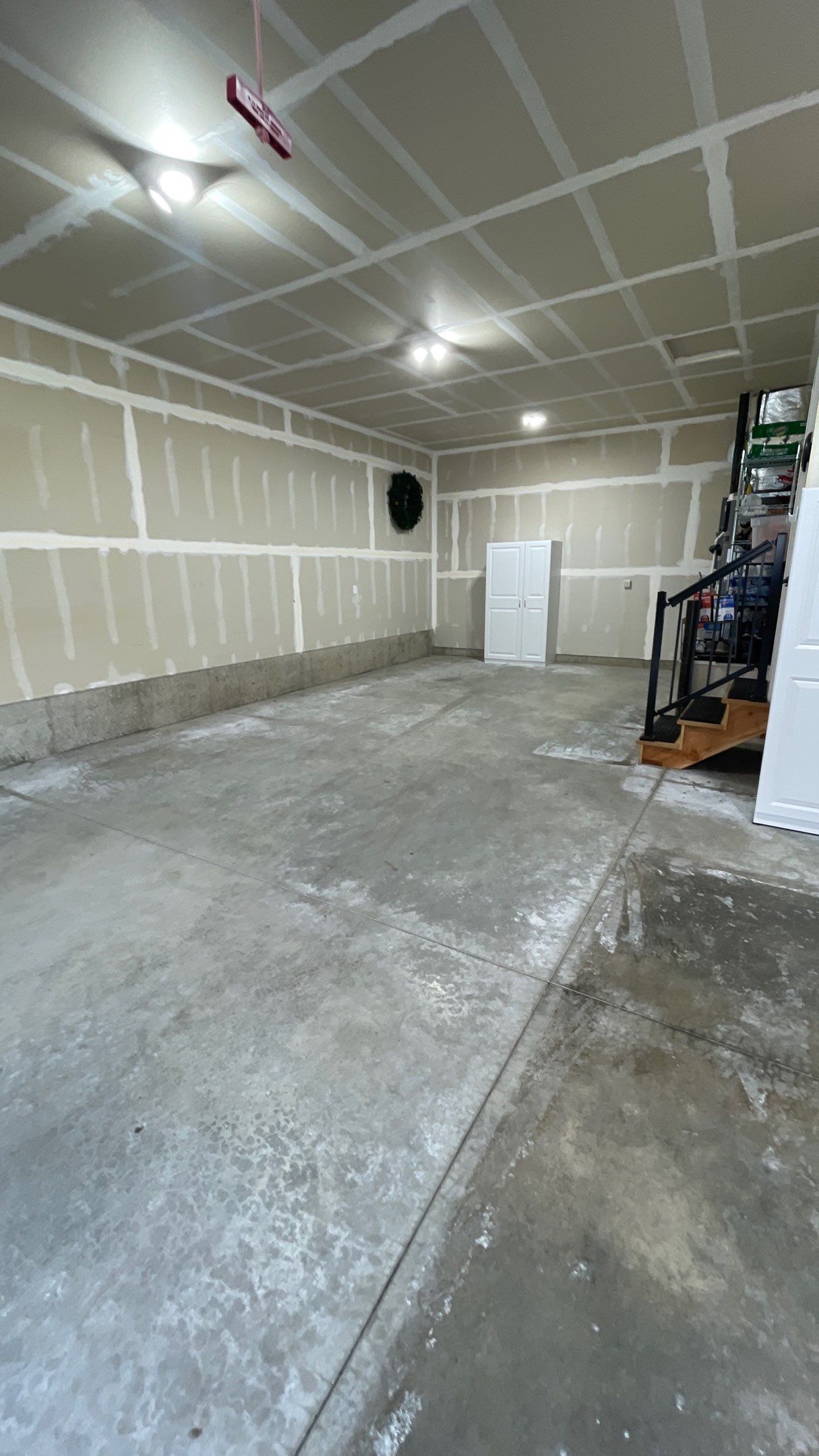 Garage Transformation using Smoke Colorway by Croc Coatings, LLC