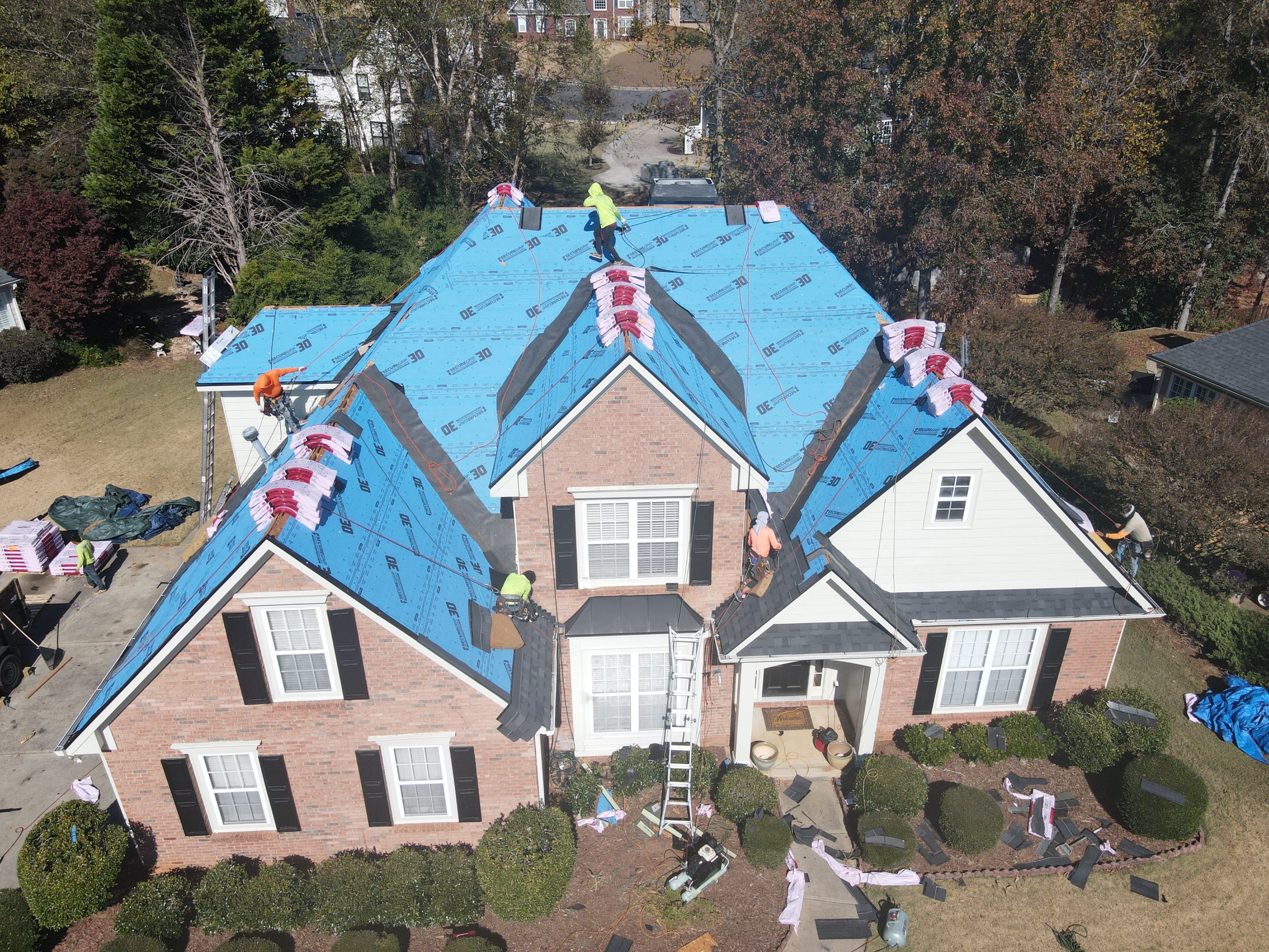 Residential Roofing Installation using Owens Corning by Inspector Roofing and Restoration