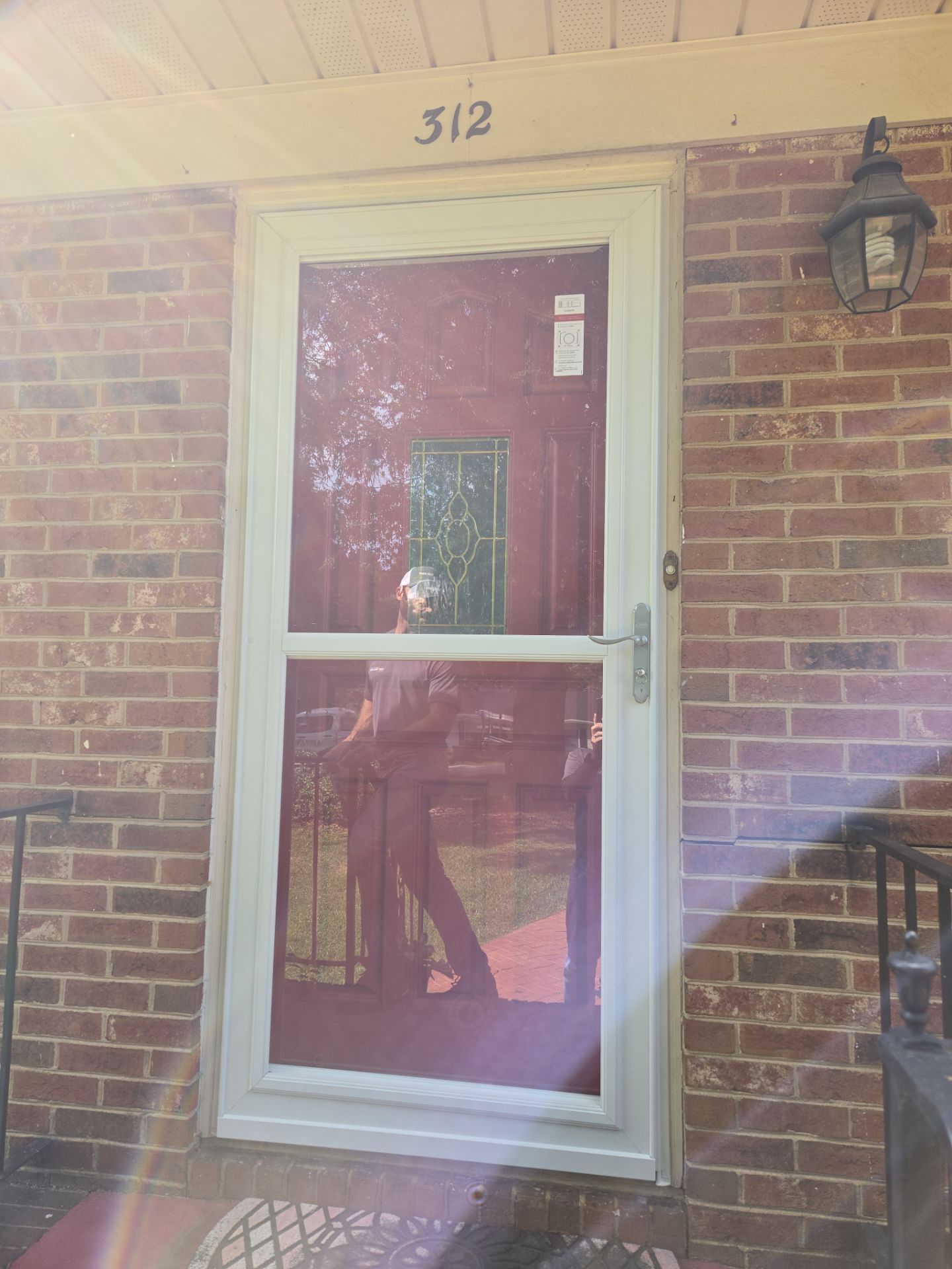 From Stained to Stunning: Custom Front Door Finish! by A Step Above Handy LLC