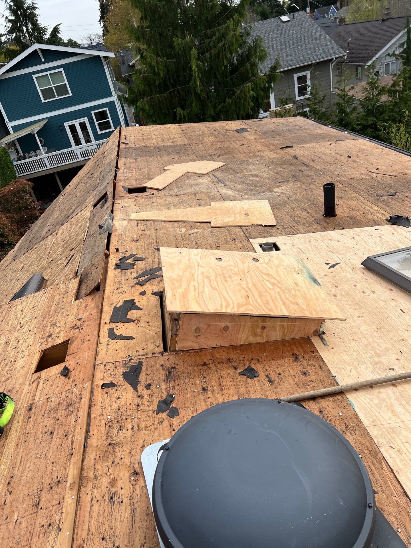 Residential Roofing Installation using GAF HDZ Shingles by Roofing Formula LLC