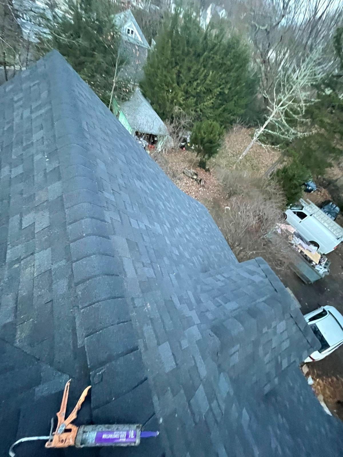 Residential Roofing Installation using Owens Corning TruDefinition Duration - Onyx Black by A Plus Exterior