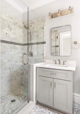Classic Marble Tile shower