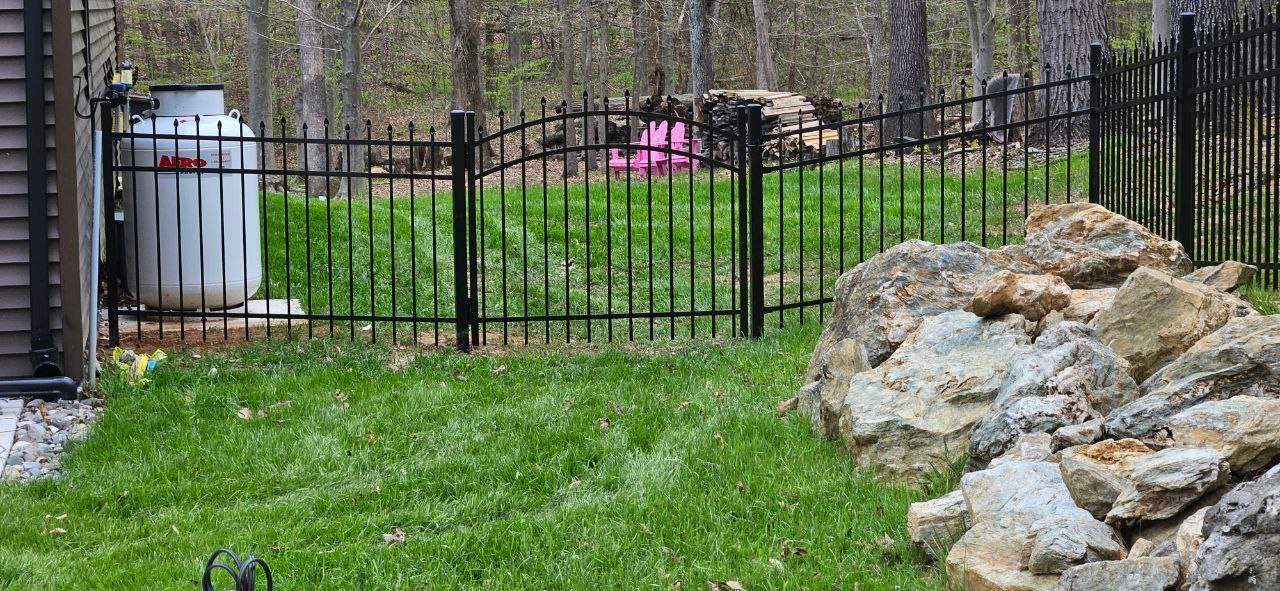 Black Aluminum 3 Rail by Kingdom Fence & Supply