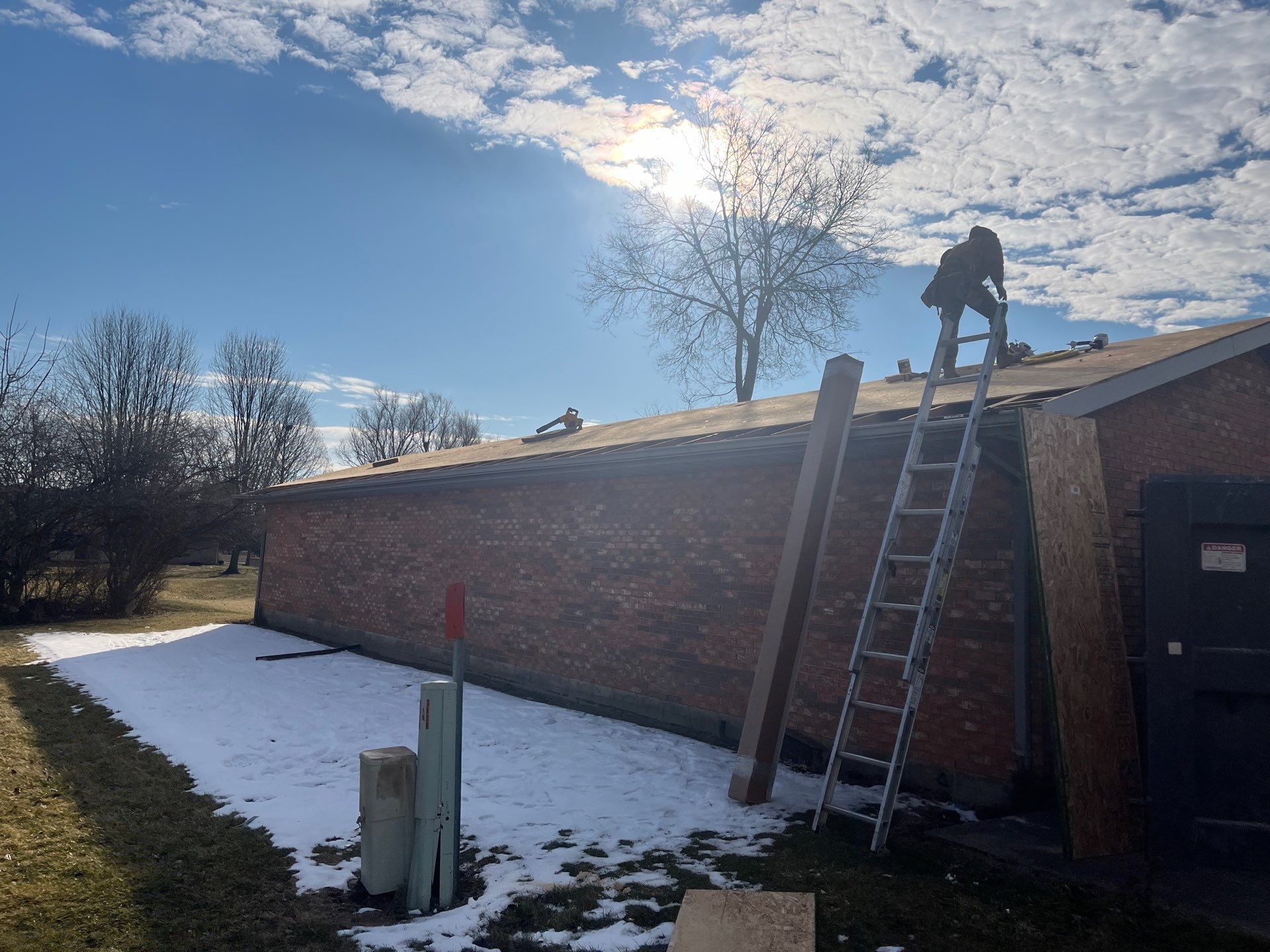 Residential Roofing Installation using GAF Timberline HDZ Weathered Wood by Nitro Roofing and Construction