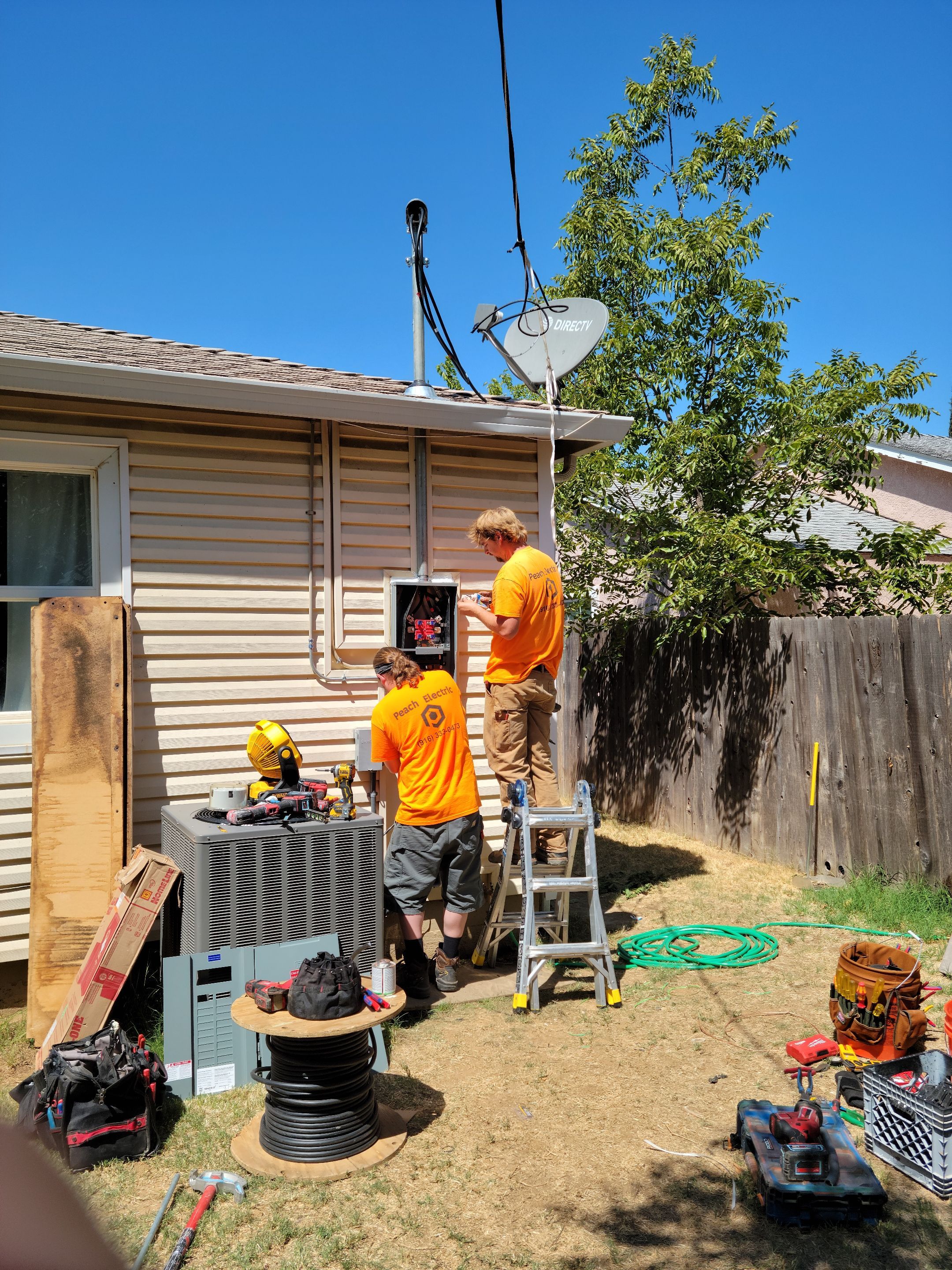 200a meter/main upgrade by Peach Electric Inc