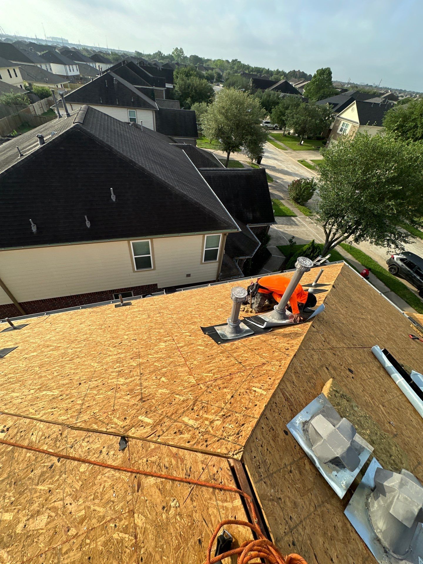 Project in Katy by Motion Roofing