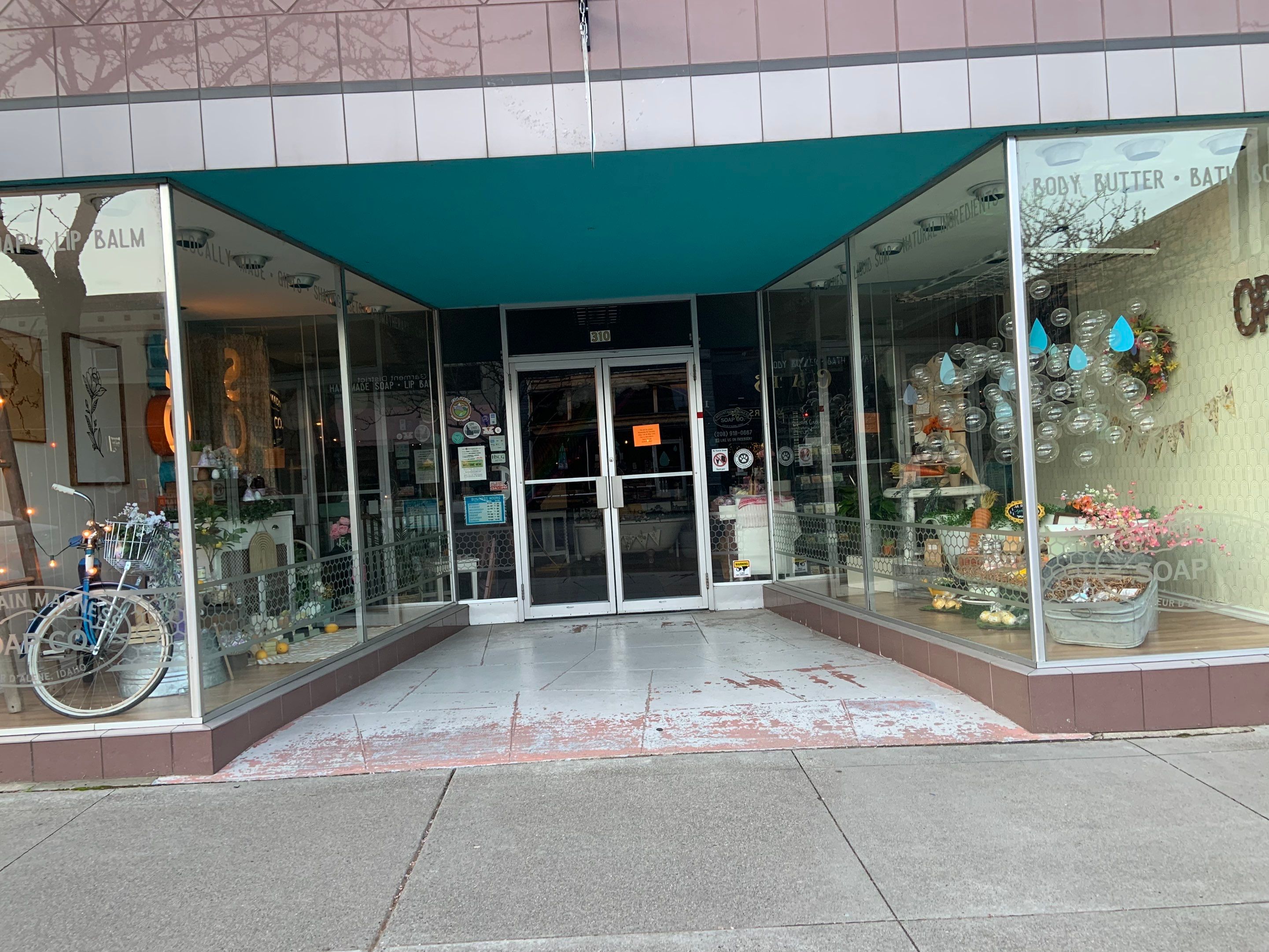Commercial Floor Transformation using Slate Stone by Croc Coatings, LLC