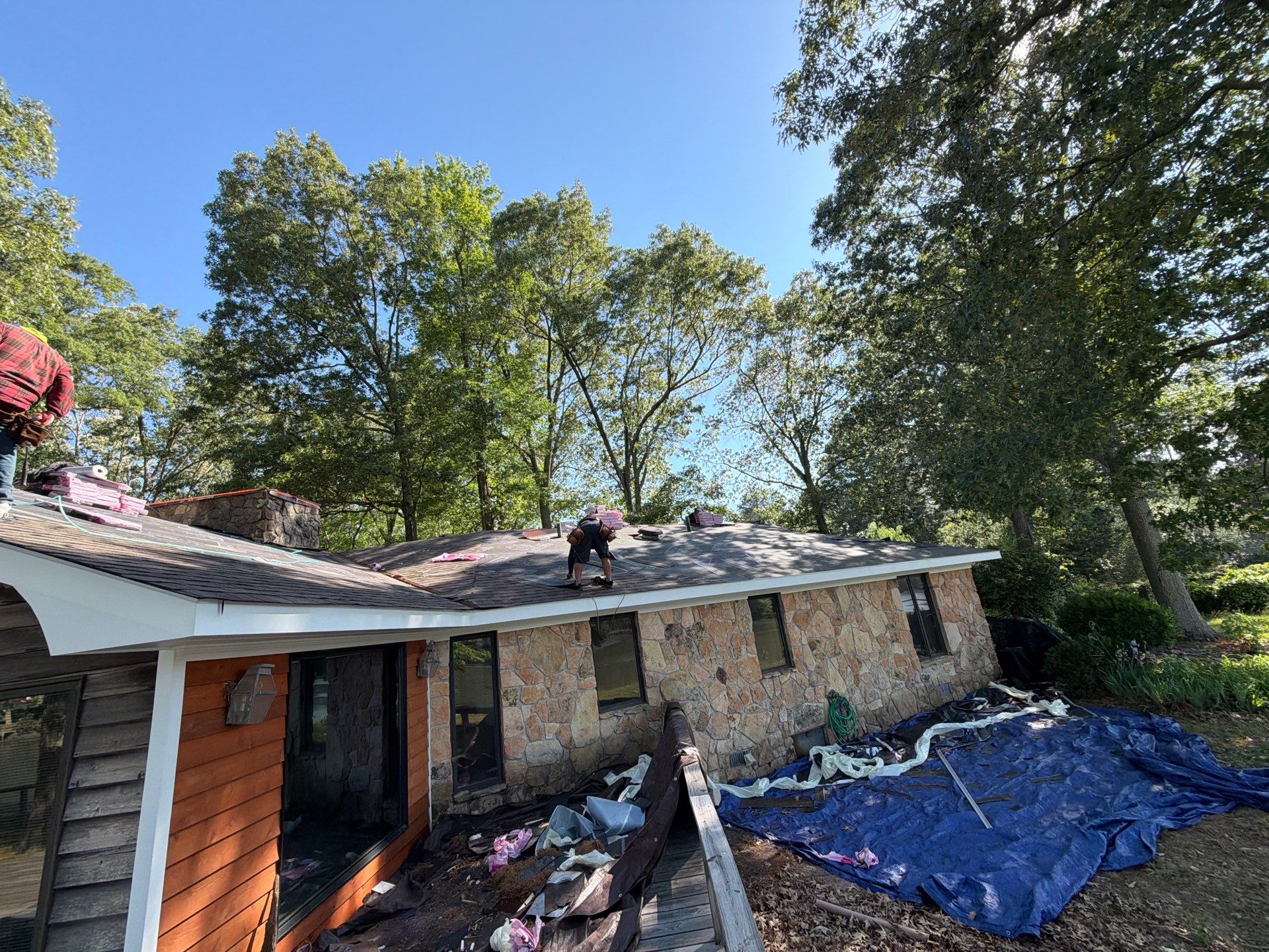 Waterfront Roof, Fascia, and Soffit Replacement in Gloucester Point by Cade Construction