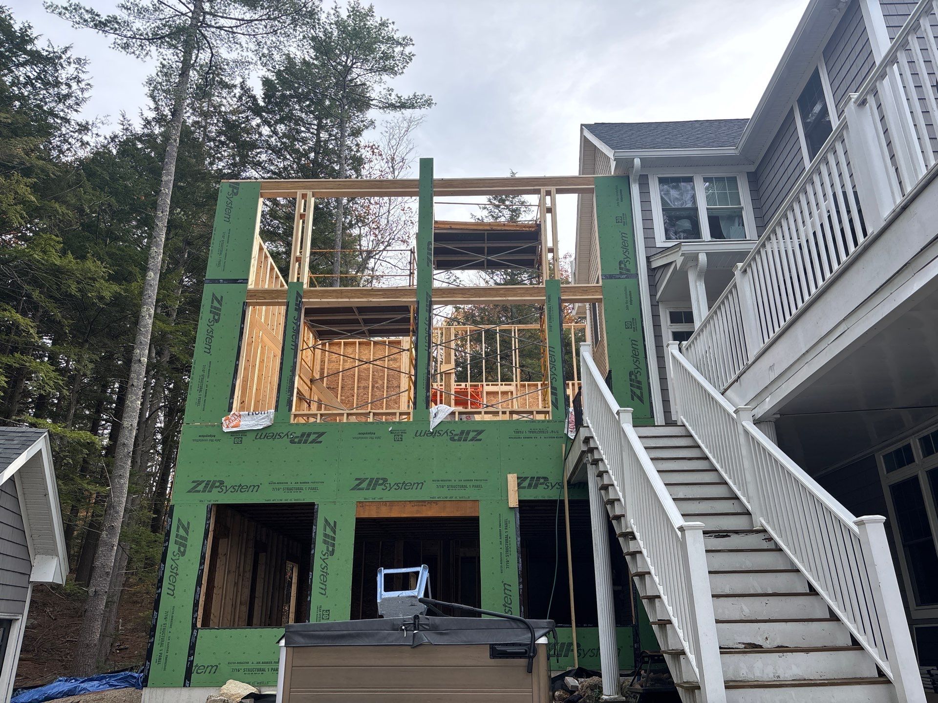 🏡 Residential Addition – Wakefield, NH by Tall pine roofing