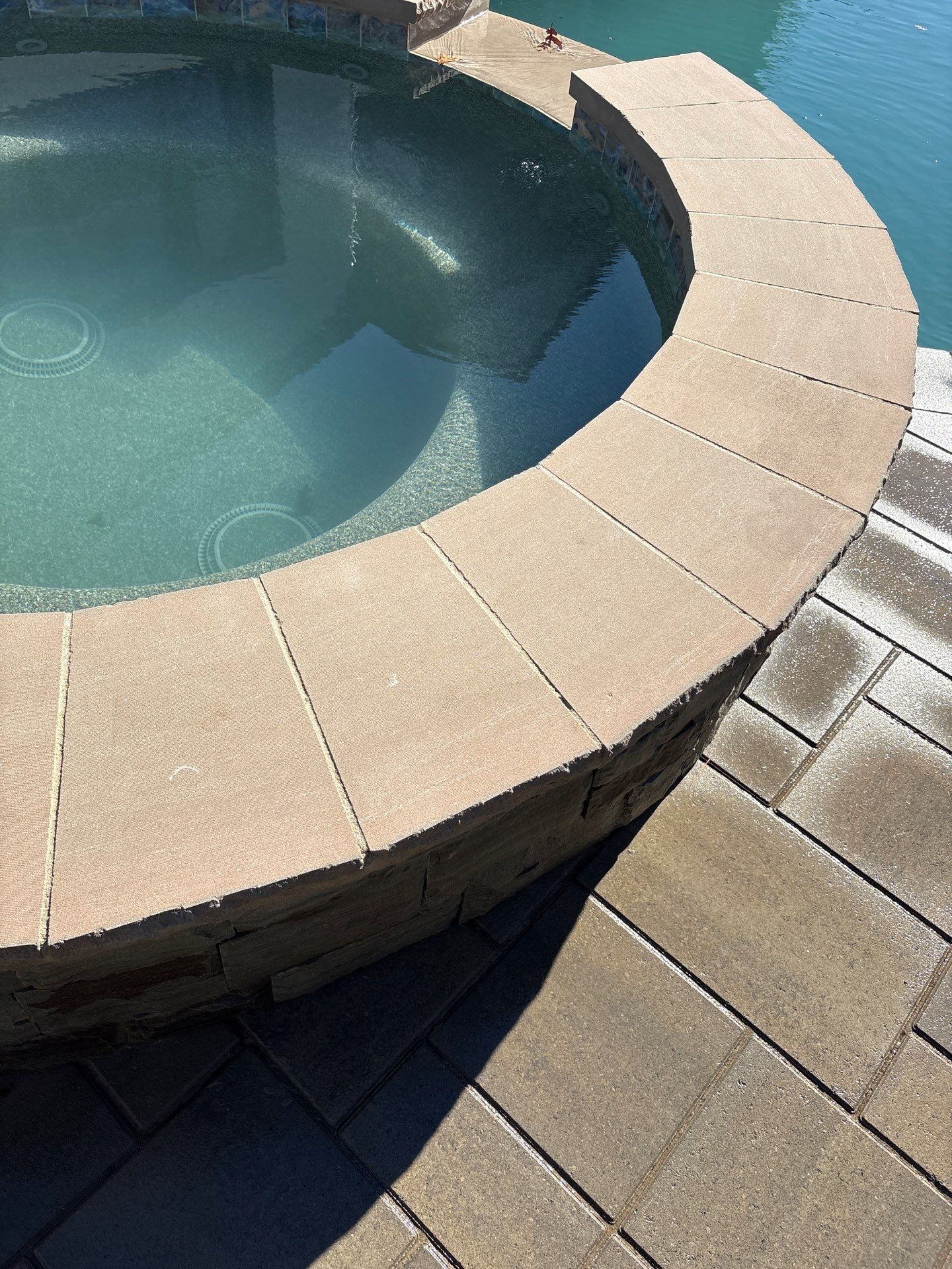 Concrete Driveway and Pool Deck using Concrete Sealant by DuraSeal