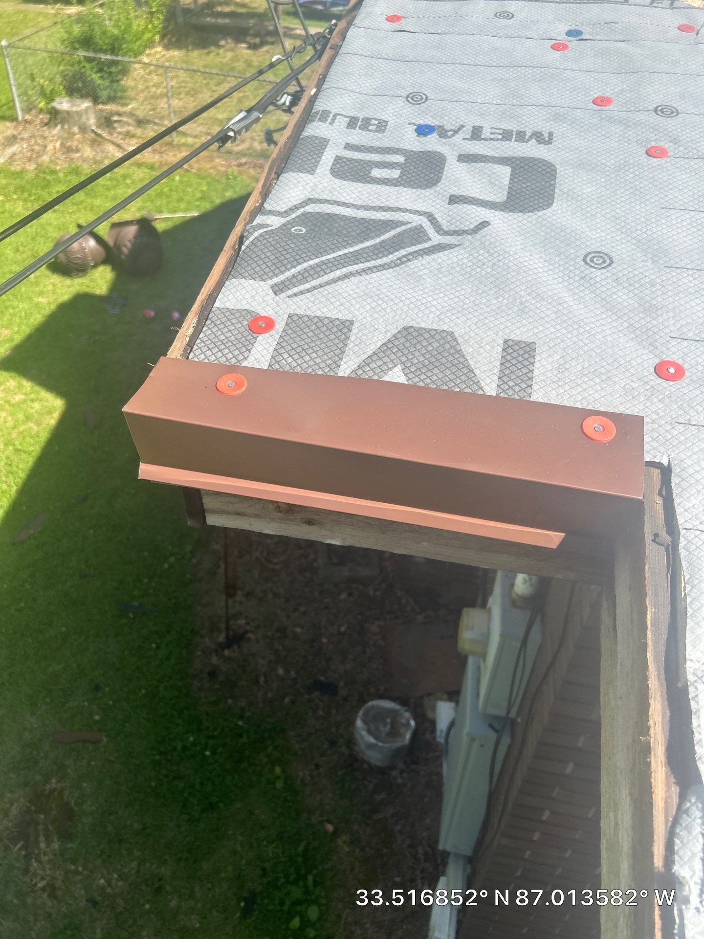 Metal Roof Replacement in Sylvan Springs (Brown) by The Roofing Dudes