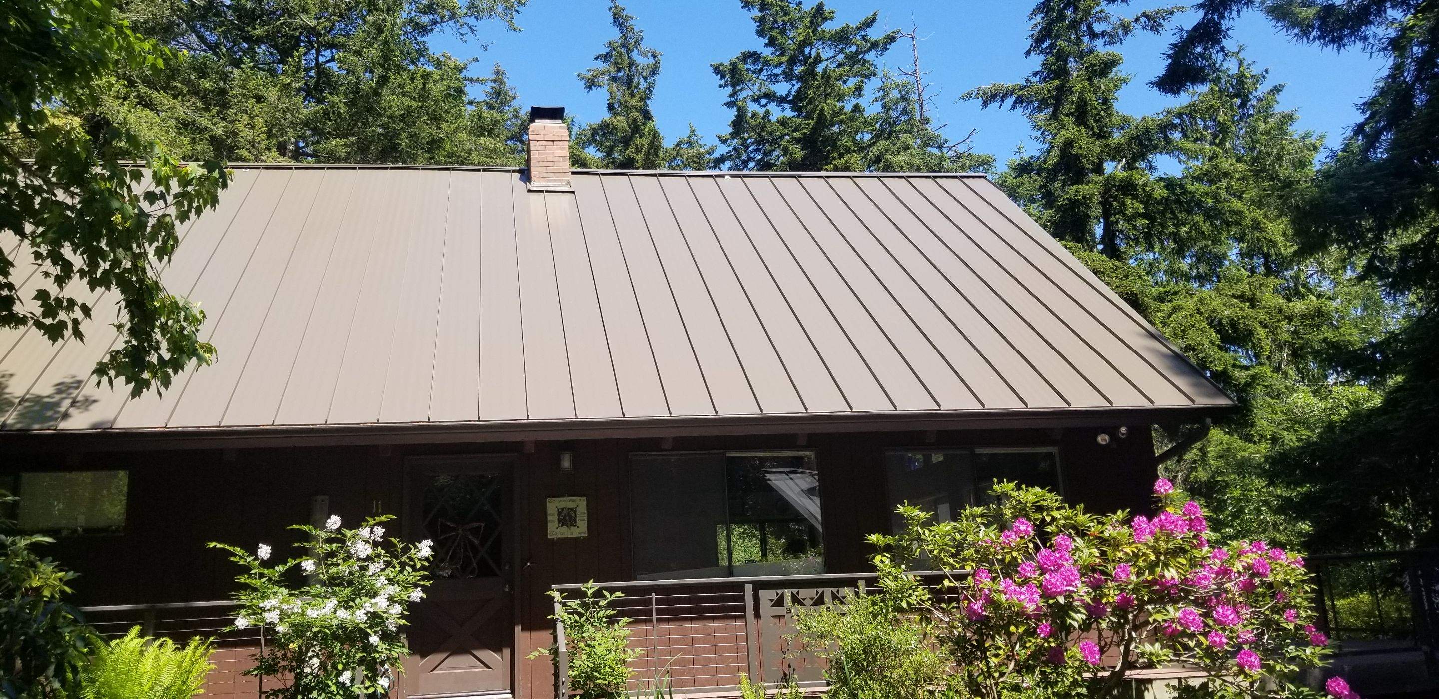 Island job for Mary by RoofWorks Northwest