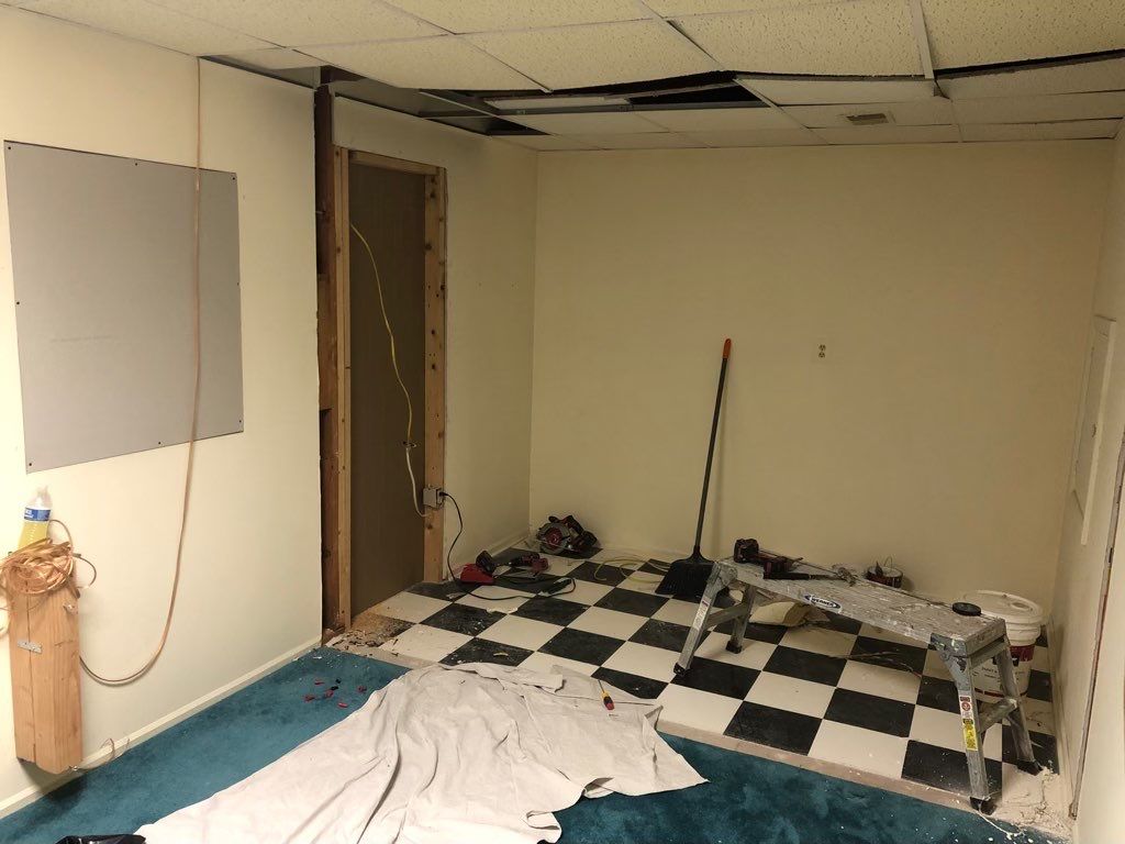 Basement Remodel using Drywall by Home Concepts Construction