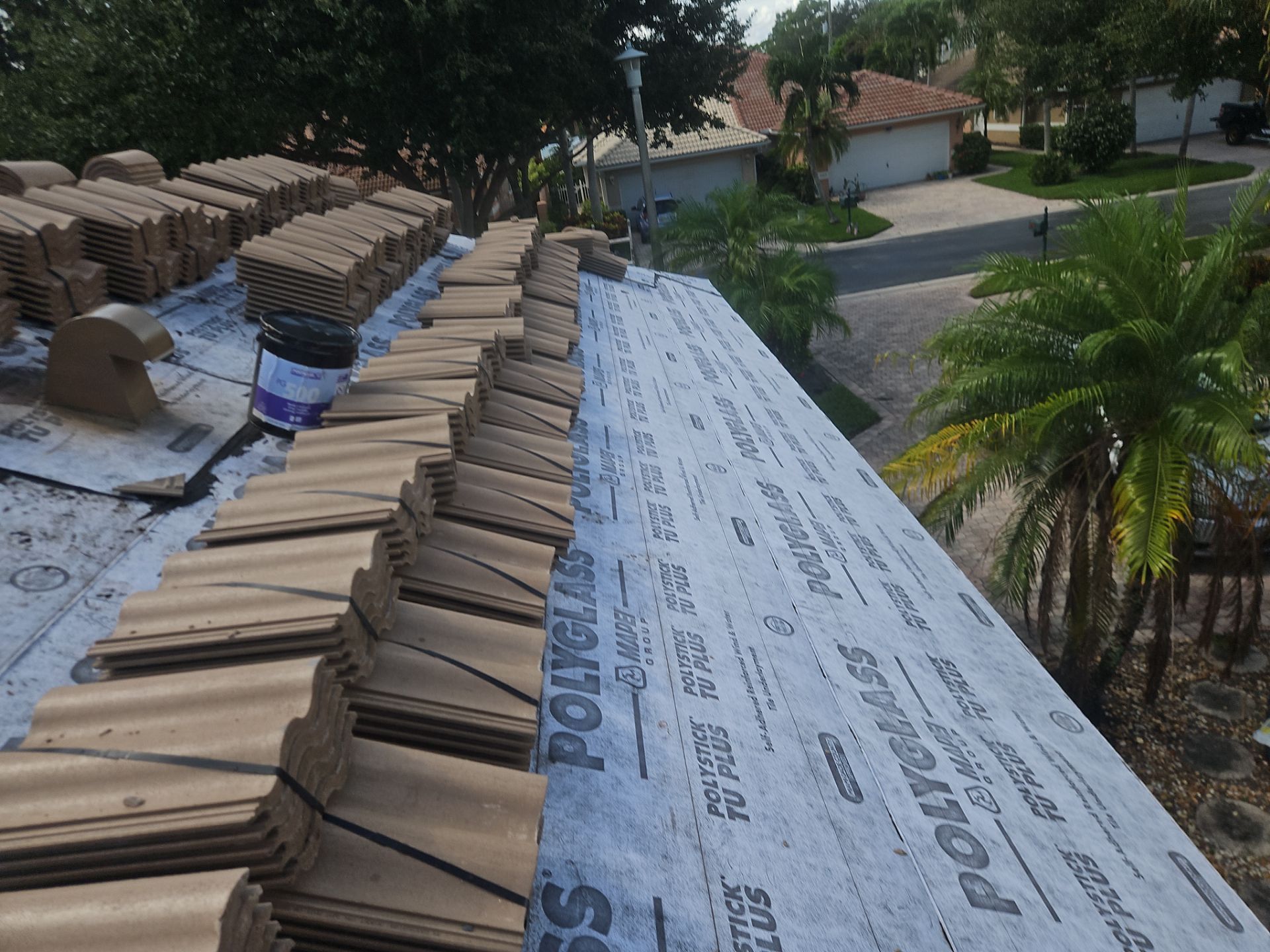 Residential Roofing Installation using WestLake Roofing Tile by BLUES BROTHERS ROOFING