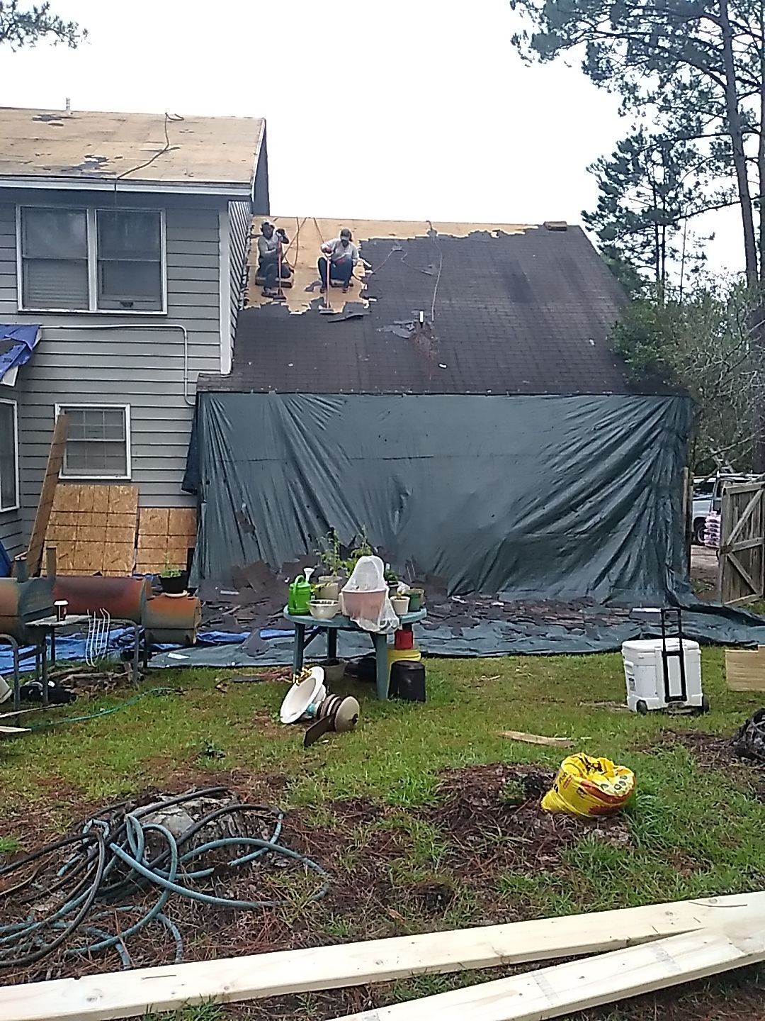 Residential Roofing and Porch Rebuild using Owens Corning Duration Shingles by Indigo State Roofing