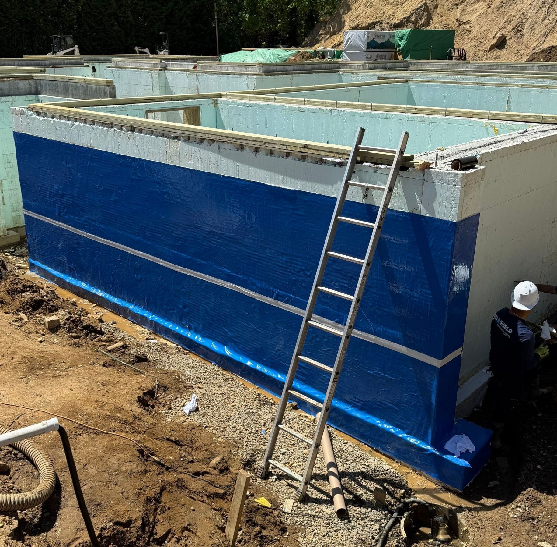 Everit Pl. Hewlett, NY by A.M. Shield Waterproofing, Corp.