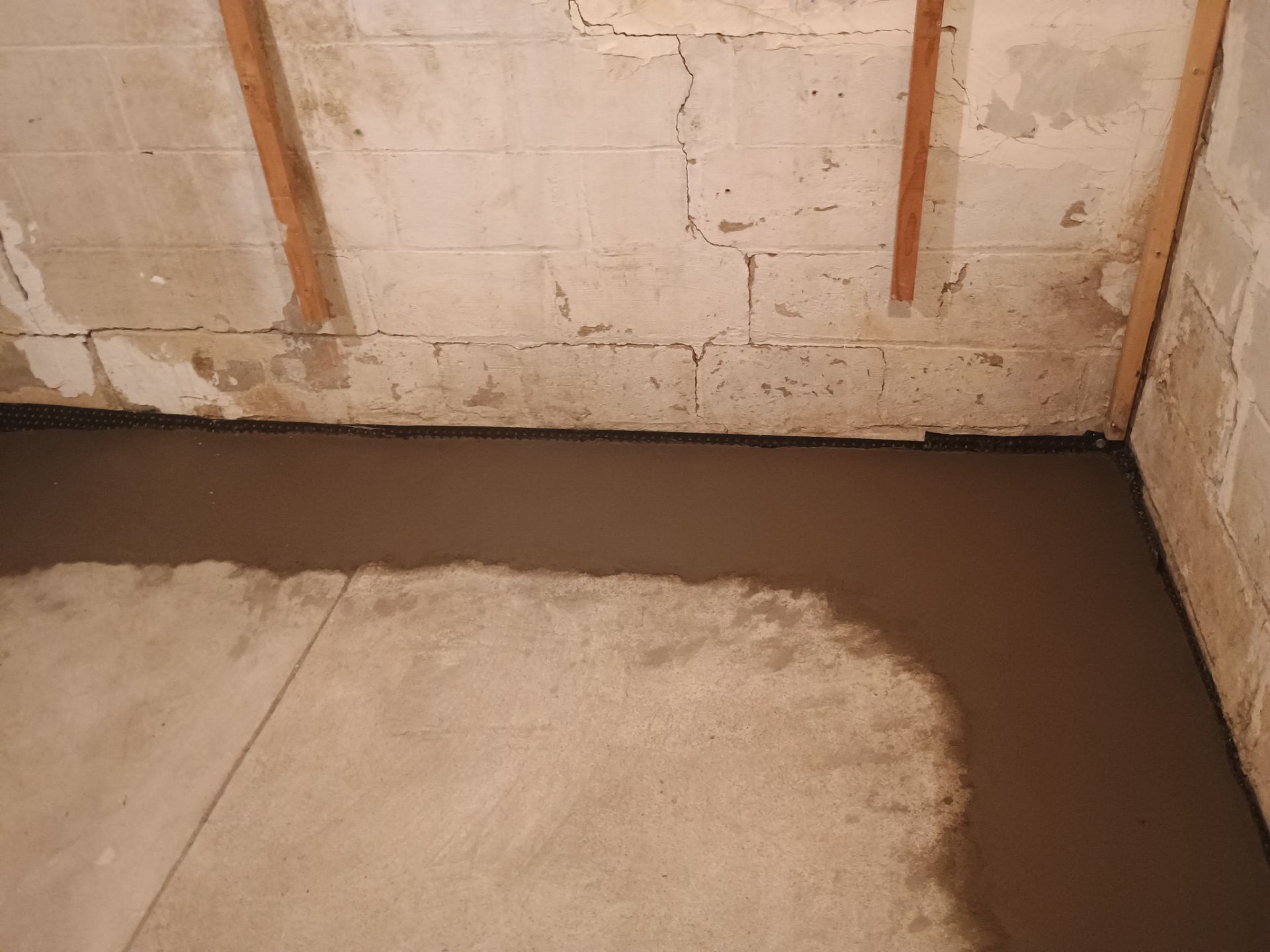 Drain Tile in Minneapolis for Kristen & Taylor by Waterproofing Northeast
