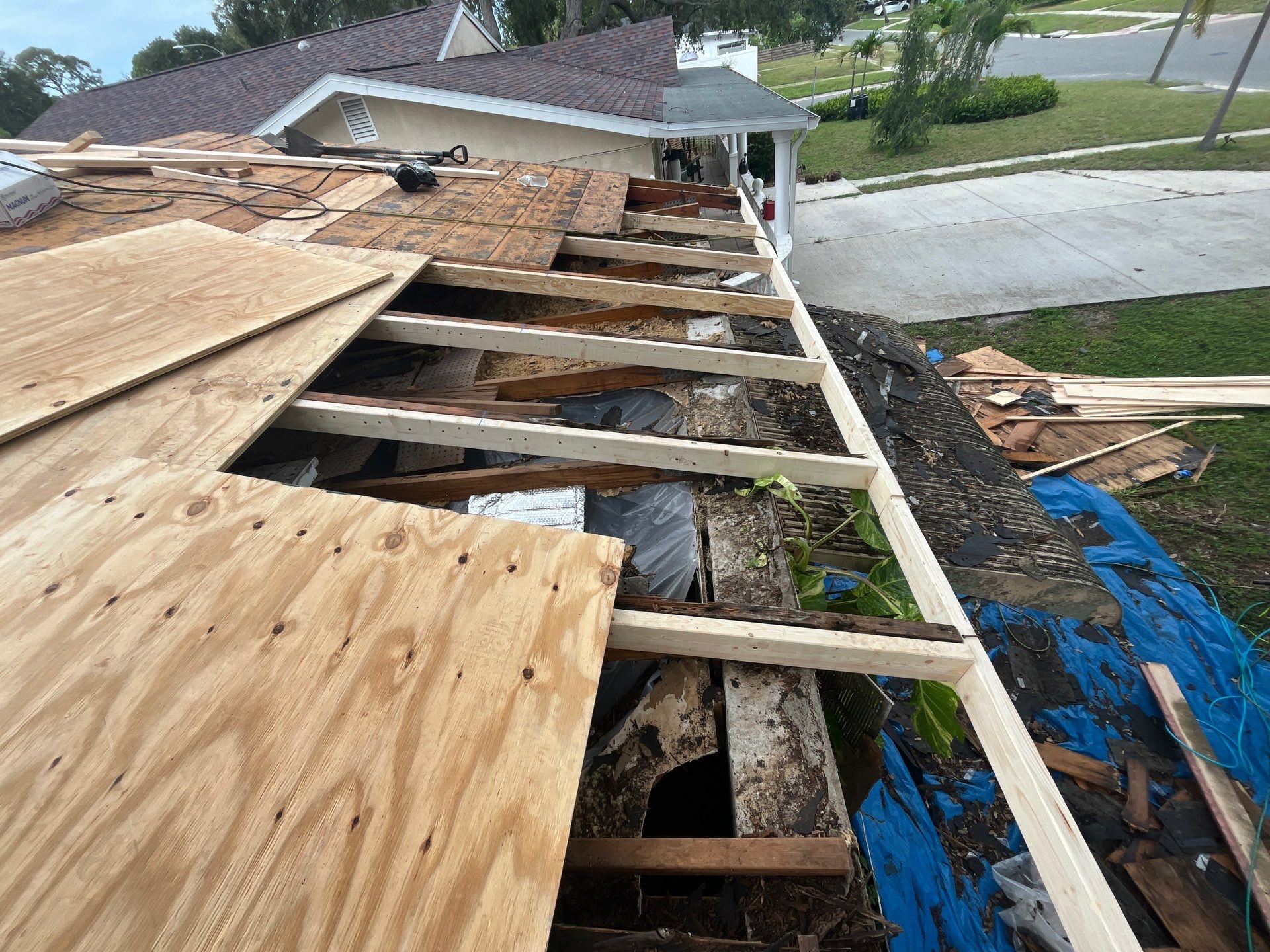 Project in St. Petersburg 33703 by Mitchell Roofing Company LLC