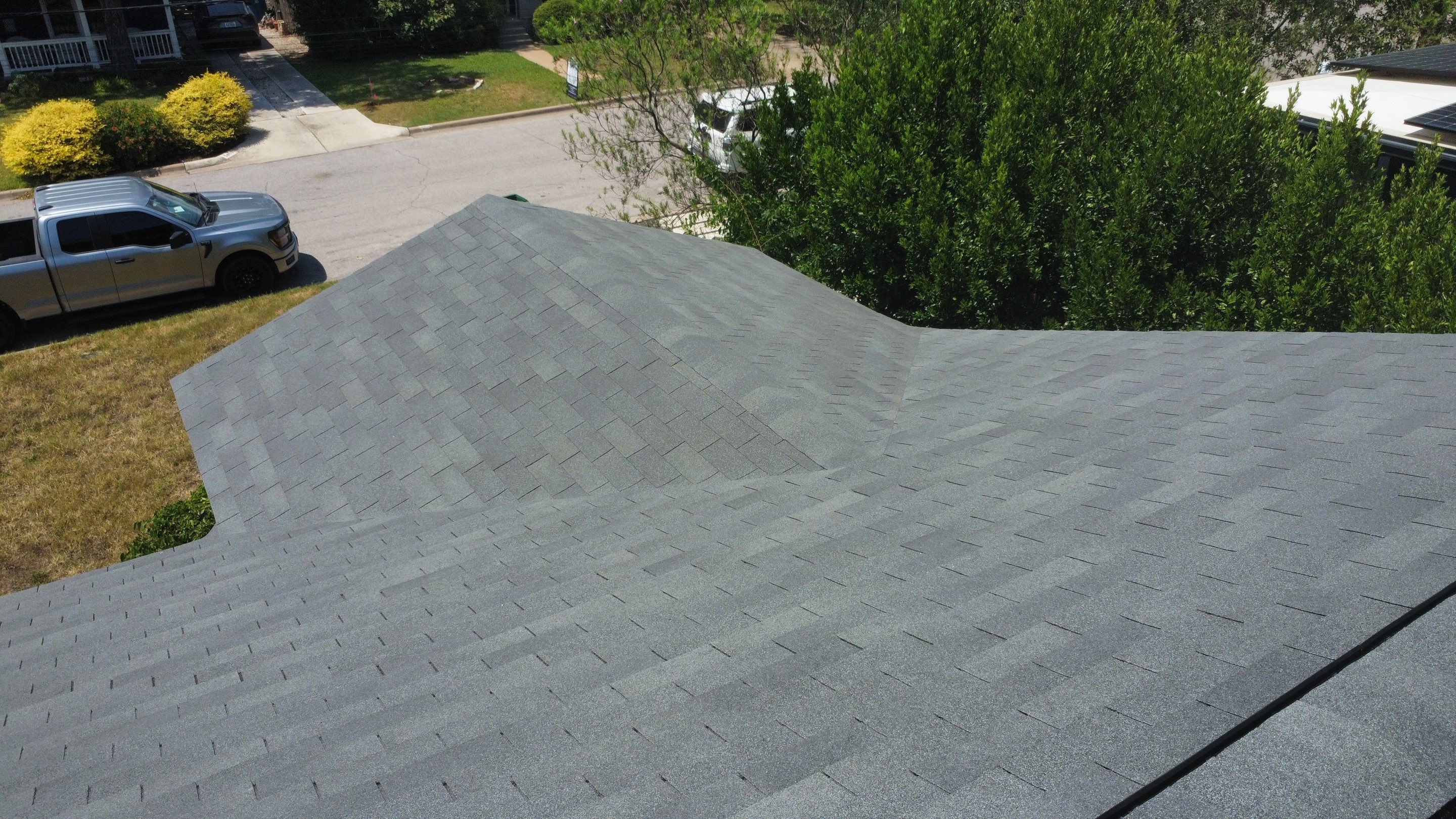 Full Roof Replacement – Main Home + Guest House | Estate Gray Shingles | Austin, TX by Kstylez Roofing & Construction