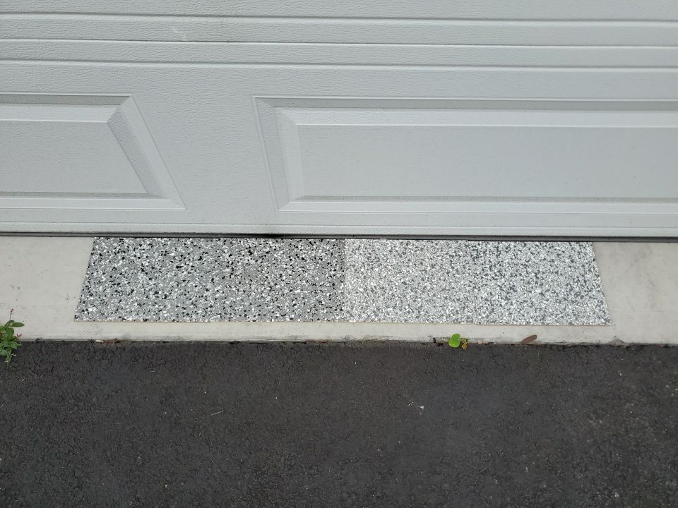 Garage Floor using Penntek Slatestone by Spectrum Painting, LLC