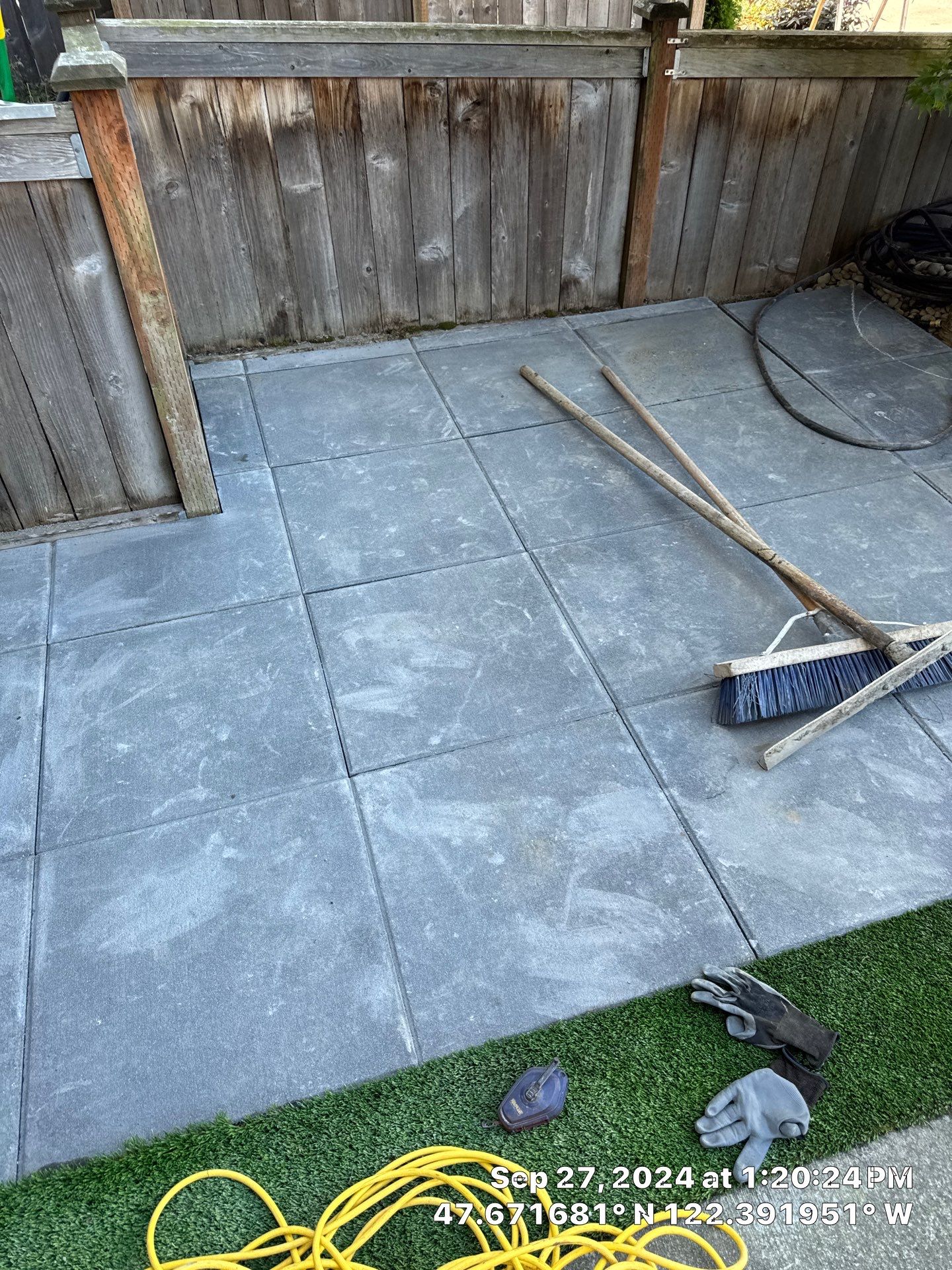Paver Walkway & Turf Installation | Seattle  by Jireh Asphalt & Concrete Inc 
