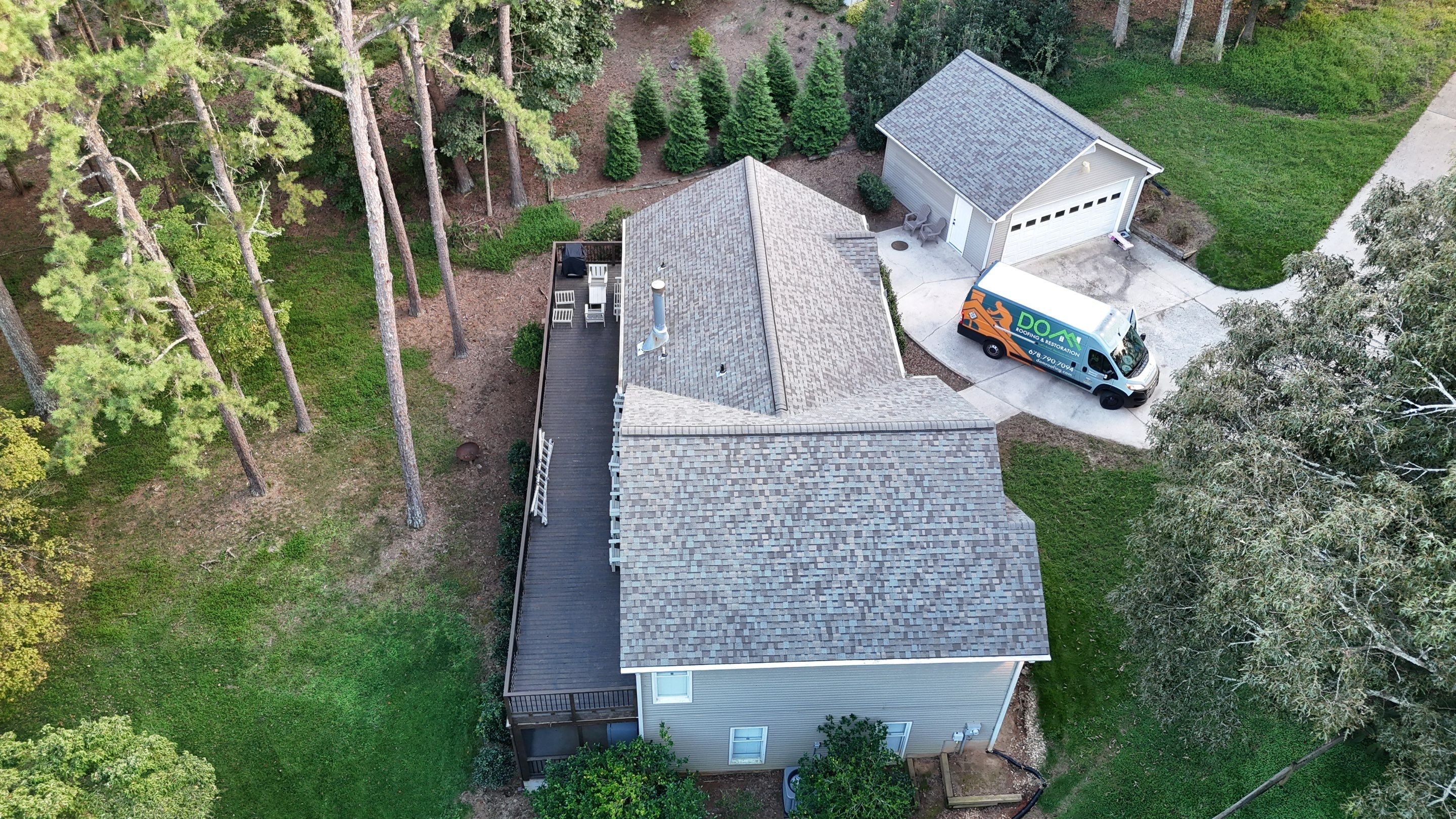 Lake Drive Dawsonville Roof Replacement  by Dom Roofing & Restoration