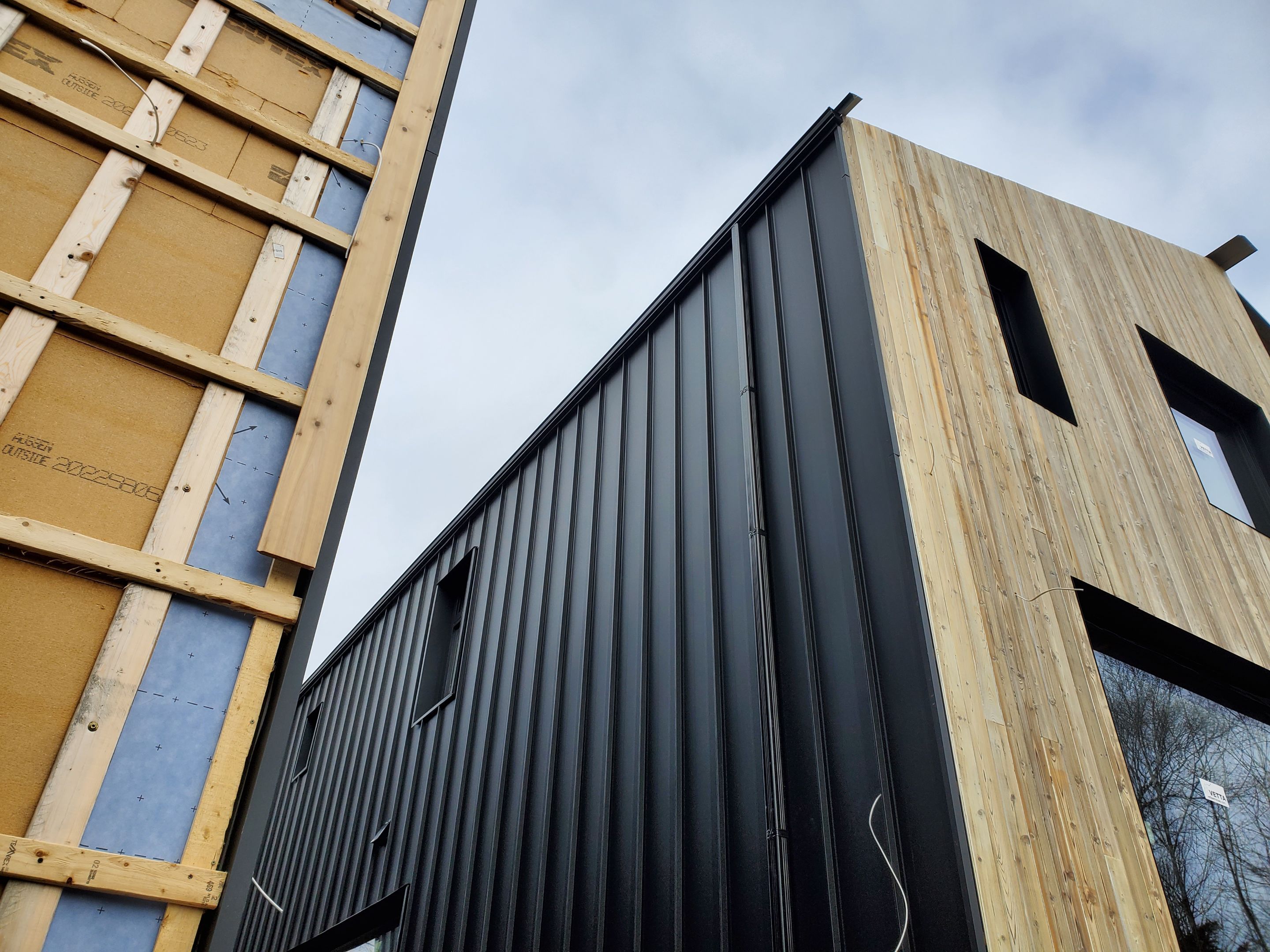 New Home Construction using 16" Standing Seam Panels by Jay Carter Roofing & Sheet Metal