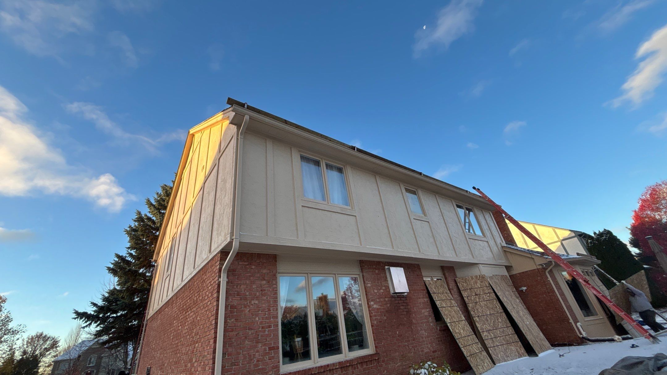 Roof Replacement using Owens Corning Williamsburg Grey by 180 Contractors