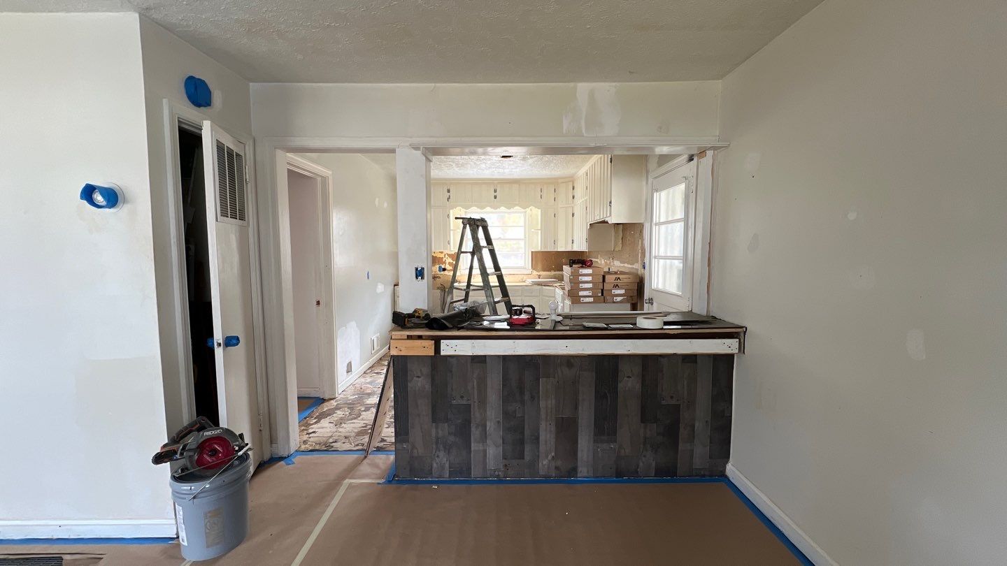 Marietta Interior Renovation Featuring Kitchen, Bathroom, and Hardwood Flooring Upgrades by Swift Home Renovations