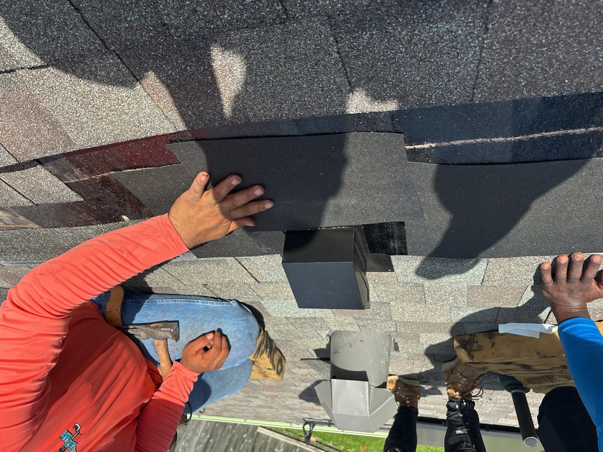 Hail Damage using Owen's Corning Duration (Lifetime) Shingles by Roof Repair Company