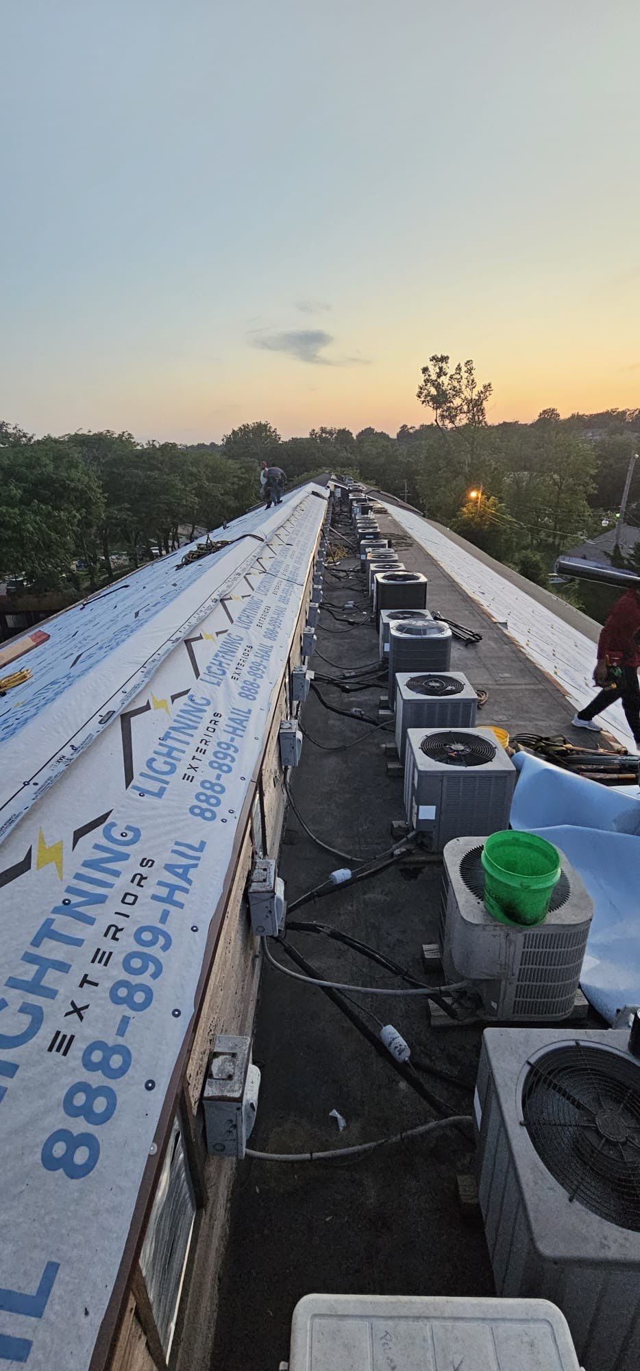 Lightning Commercial Restoration using Tamko Titan by Lightning Exteriors
