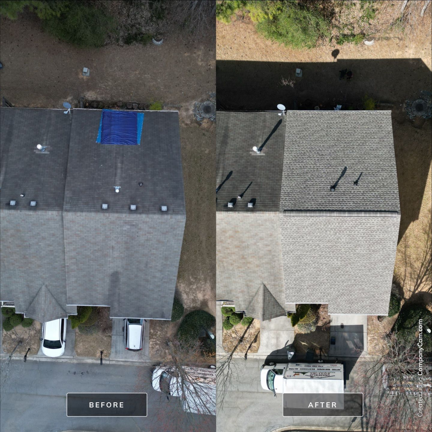 Roof replacement by Deerfield Roofing LLC