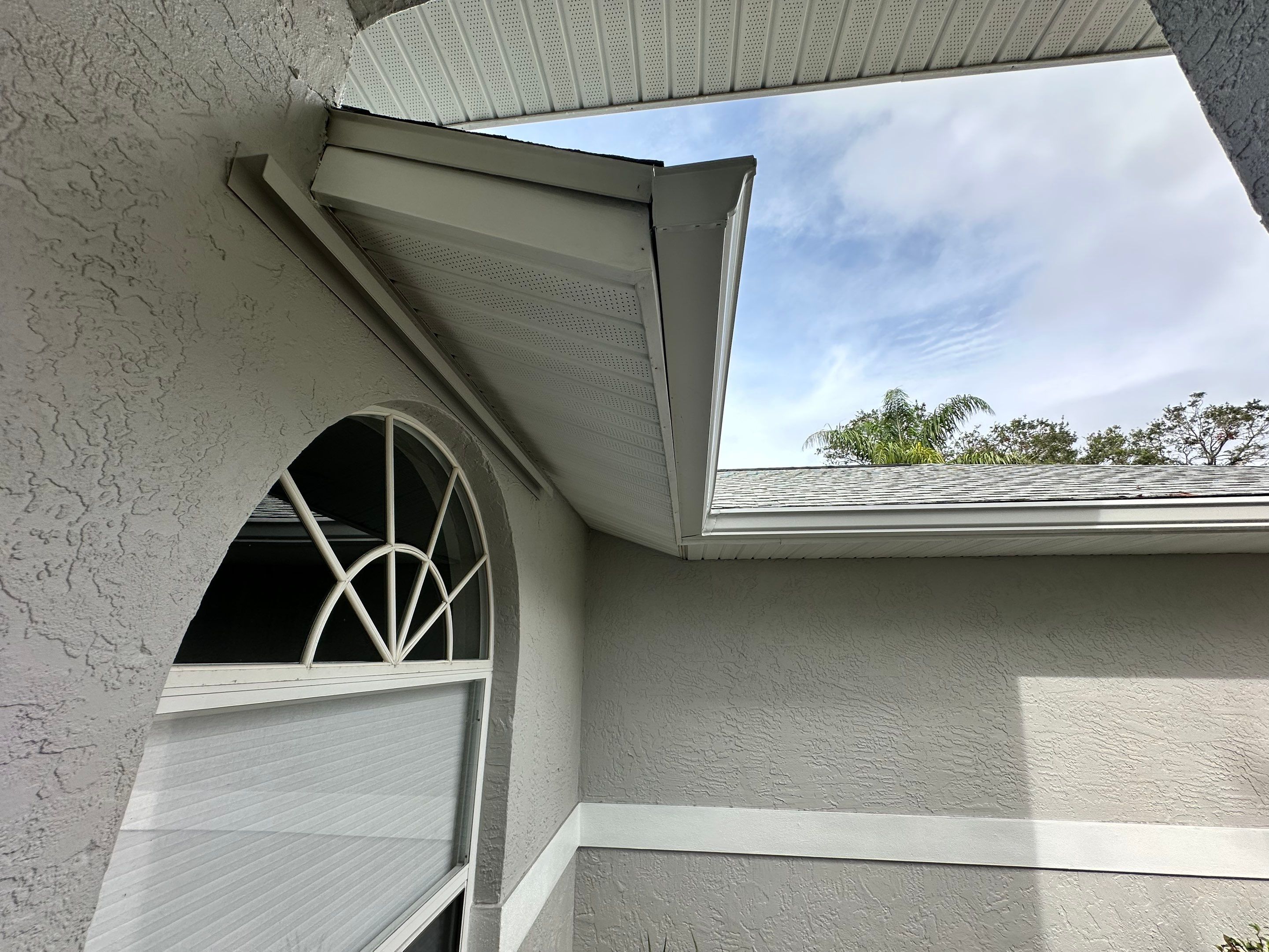 Install Vinyl Soffit in Sarasota FL by Gutter Professors