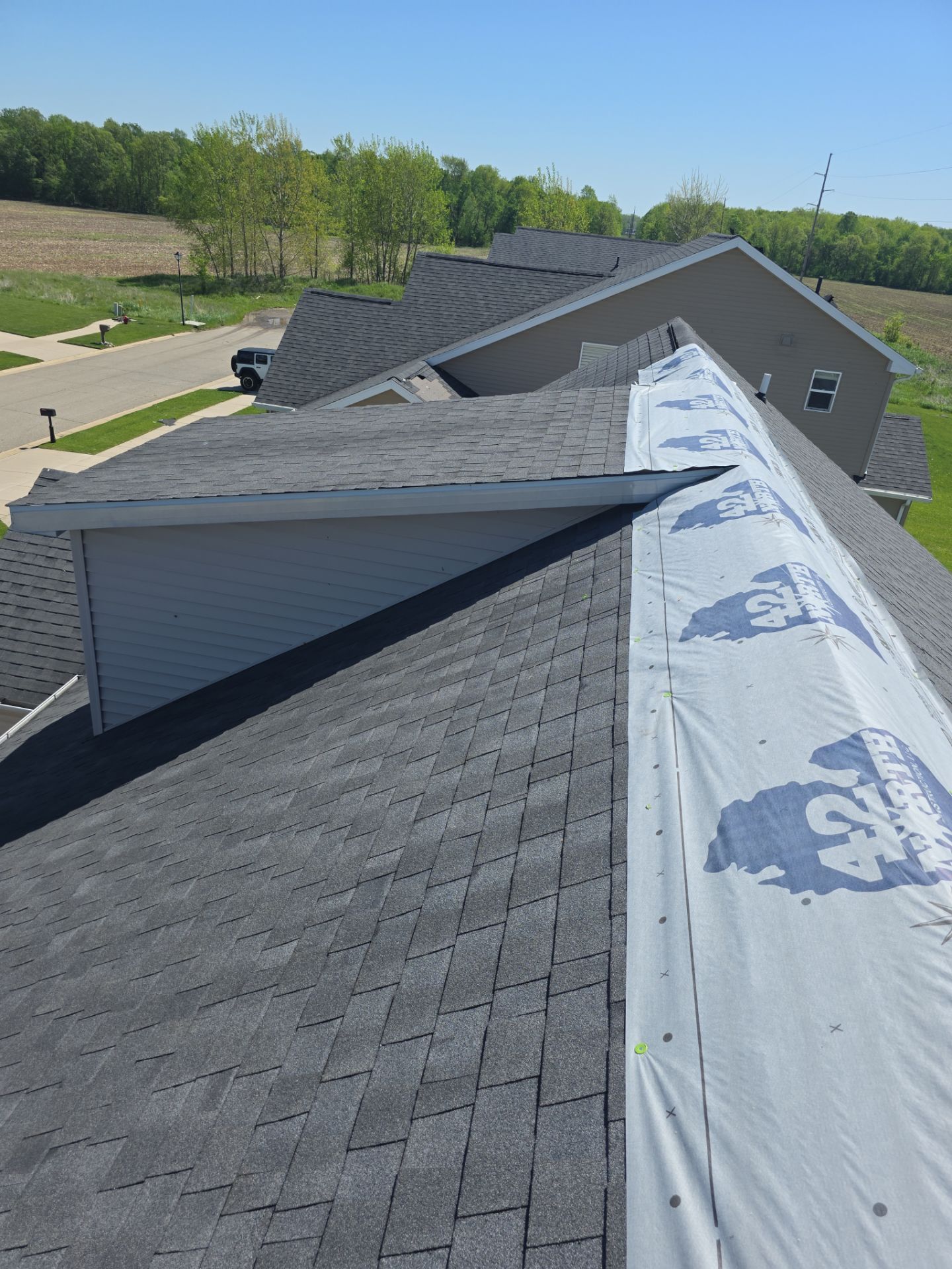 Storm Damage Repaired  by 42 North Construction, LLC.