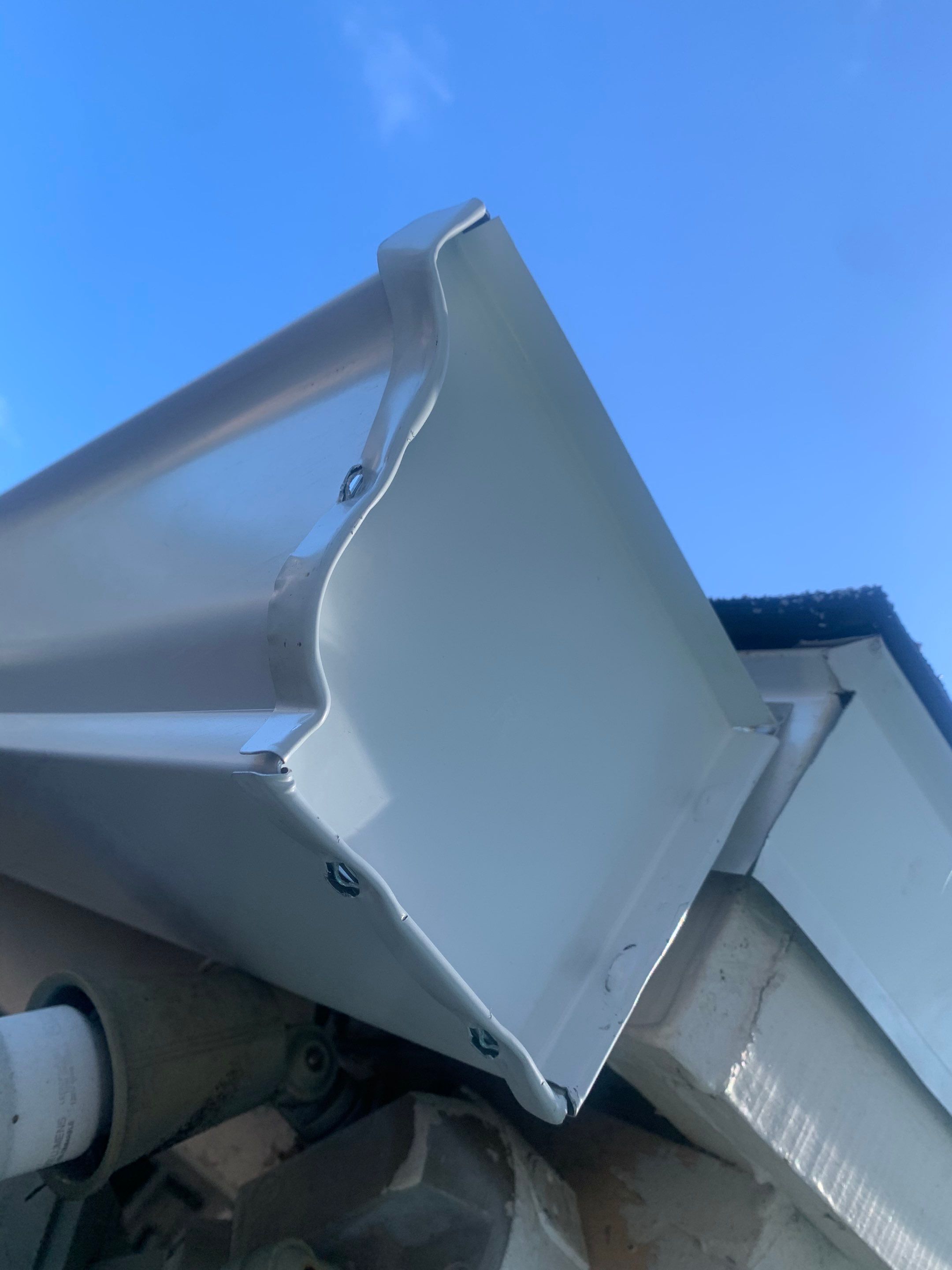 Gutter Installation using K-Style Seamless Gutters by Gutter Professors