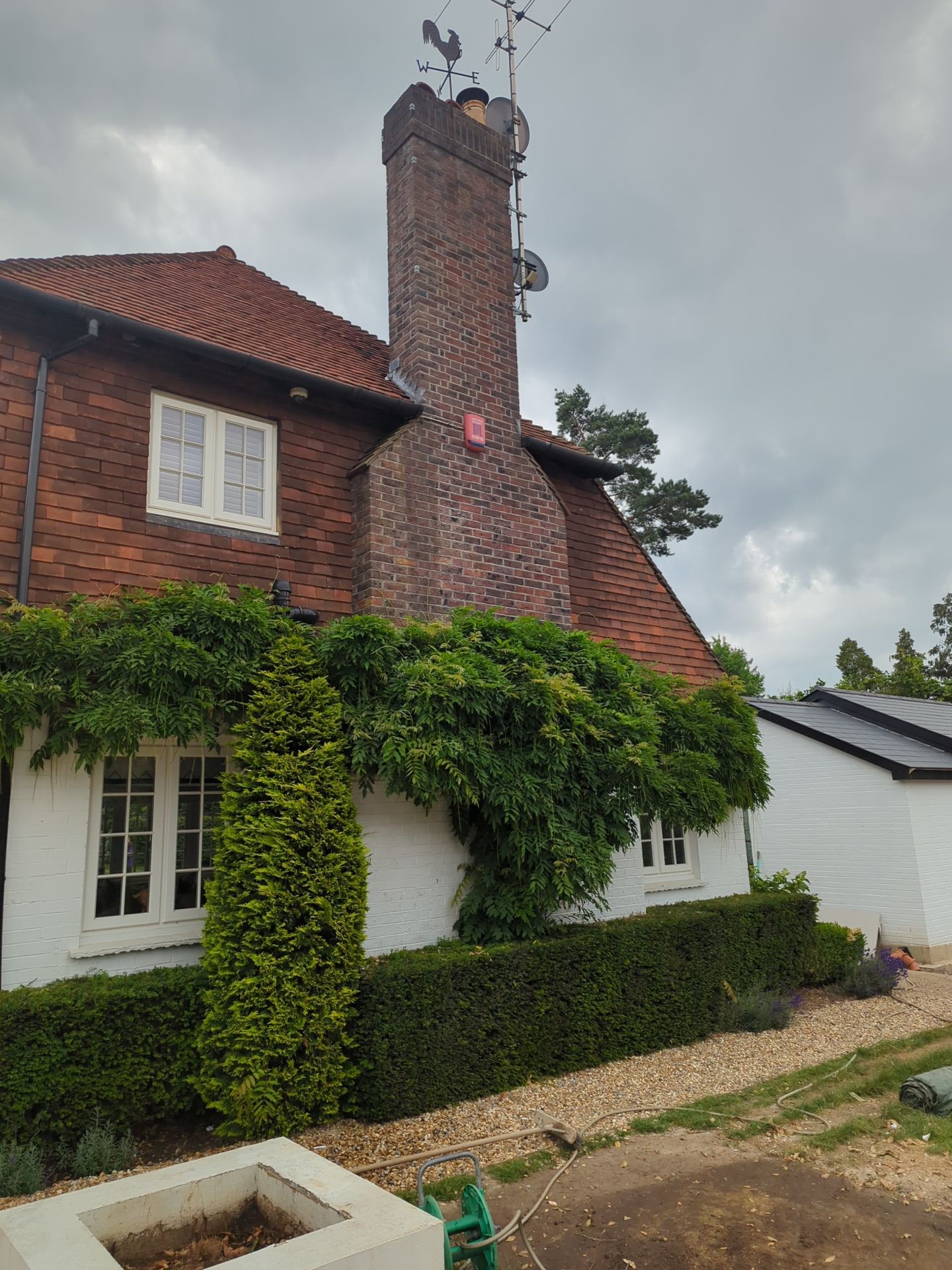 Roof Clean - Biocide Treatment using Honda 15lpm Low Pressure Washing Machine by Ges Exterior Cleaning ltd