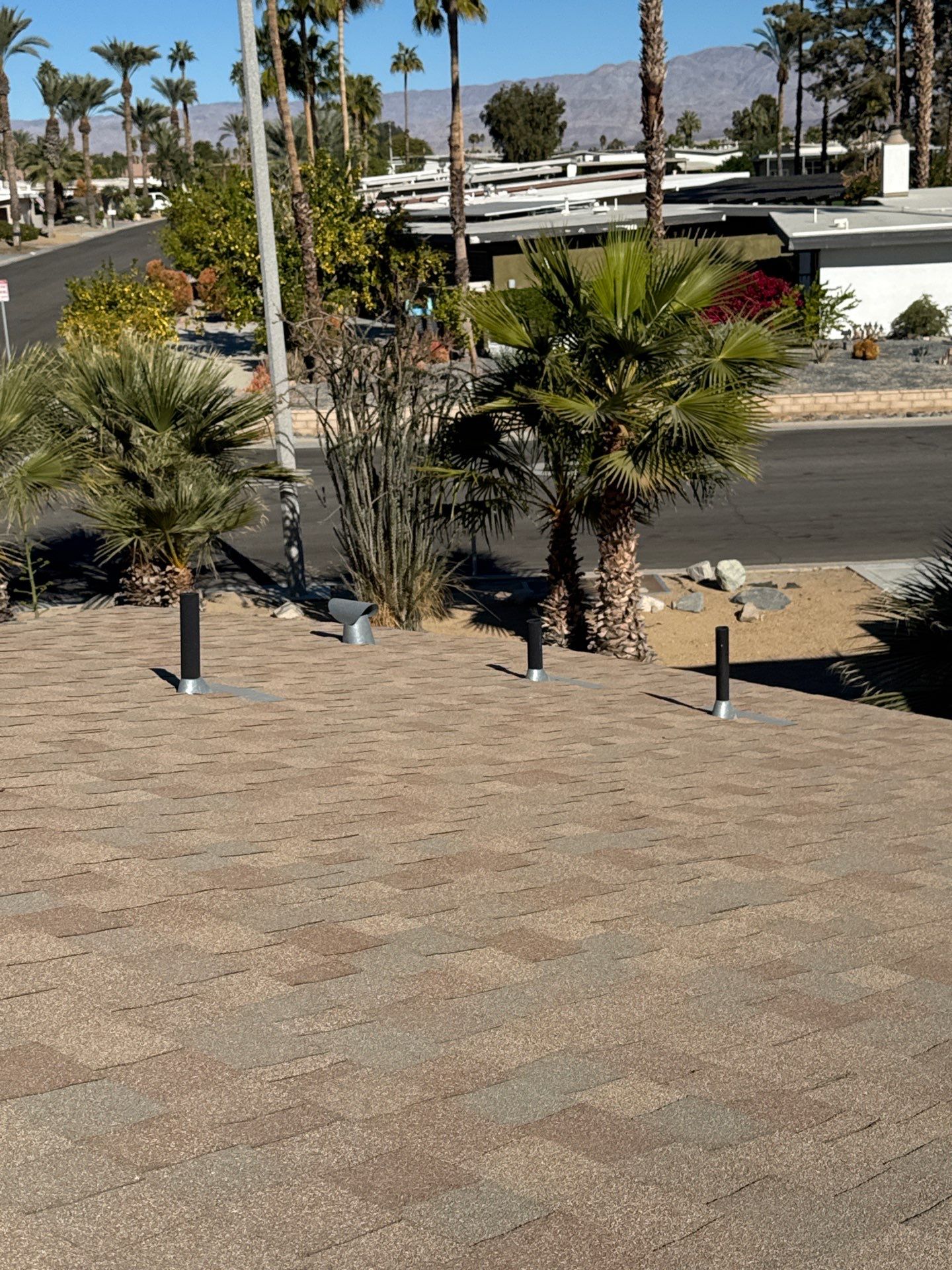 Project in Indian Wells by Desert Roof Concepts