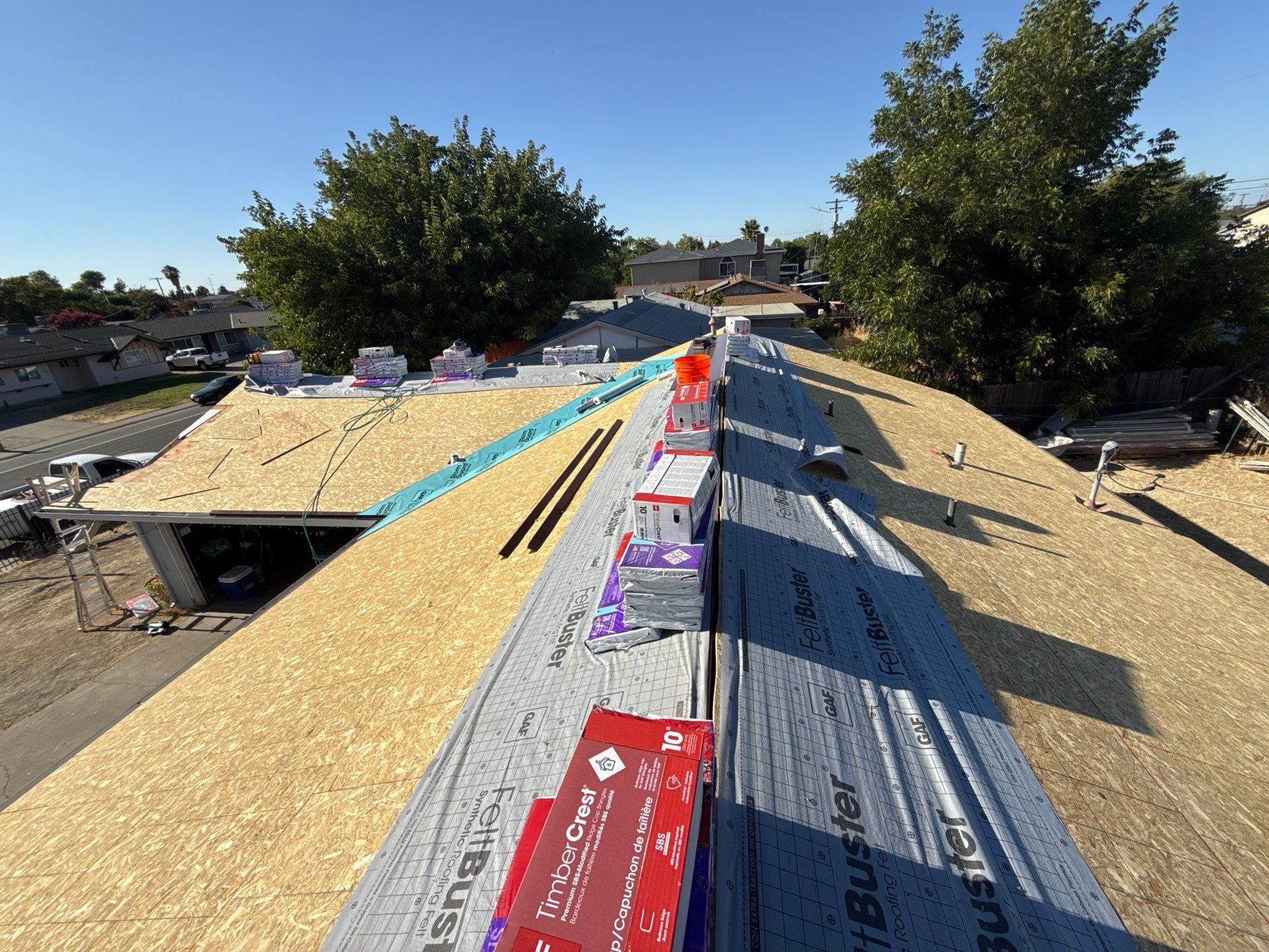 Residential Reroof using GAF by Nextop Roofing