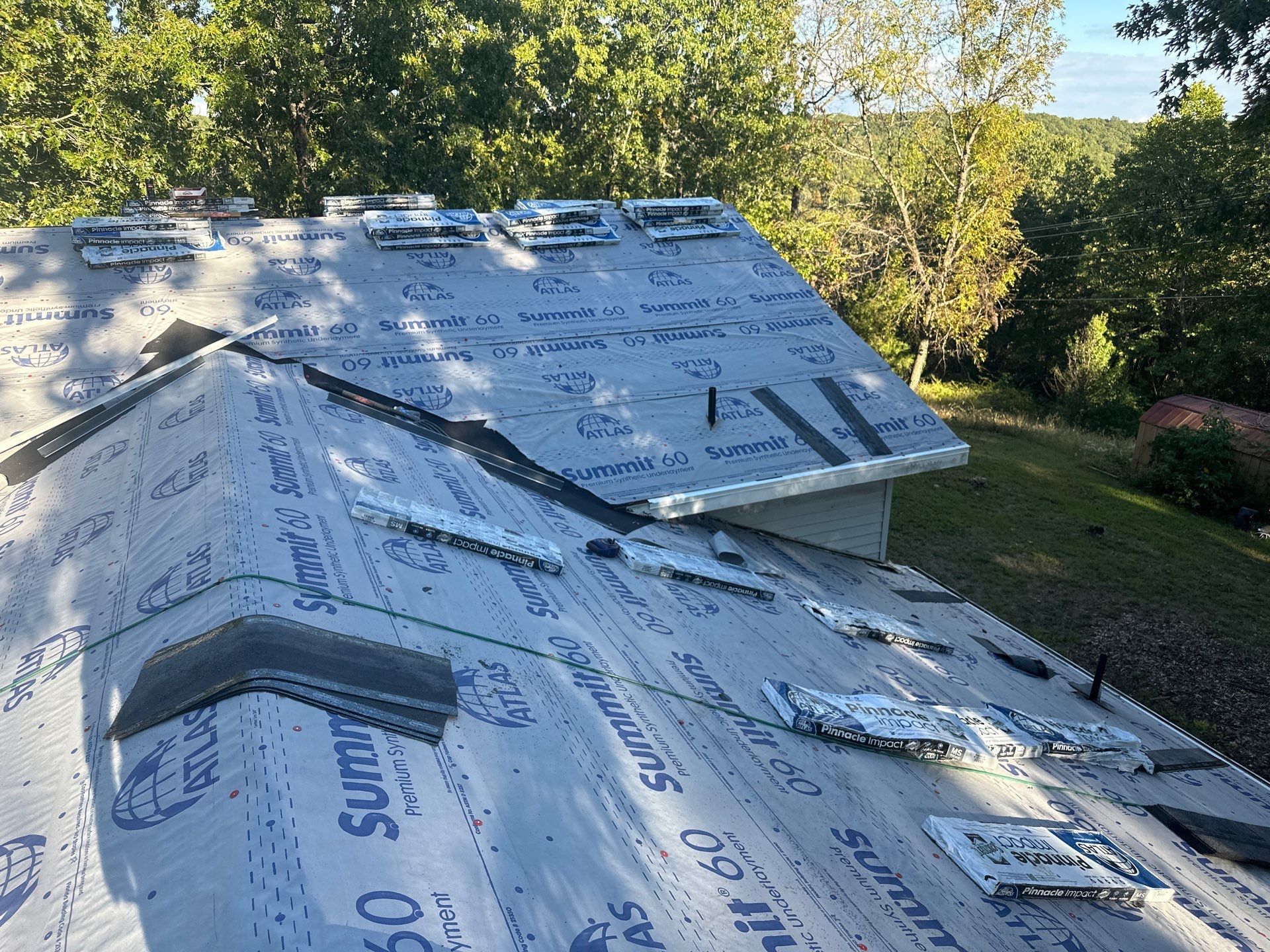 Residential Roofing + Gutters & Downspouts Install  by Titan Commercial & Residential Roofing 