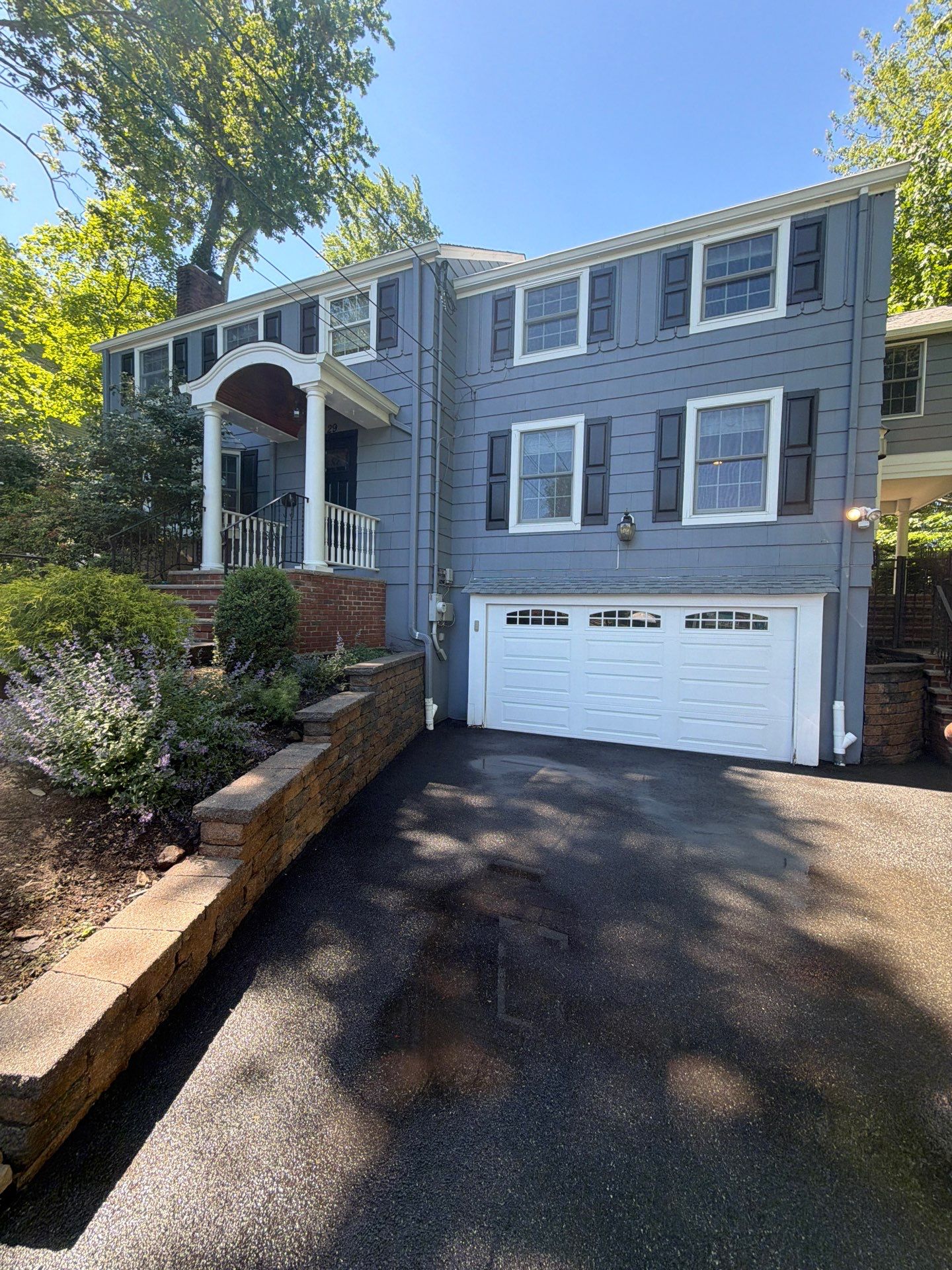 Exterior Painting and Cedar Shingle Siding Repair in Cedar Grove by Spectrum Painting, LLC