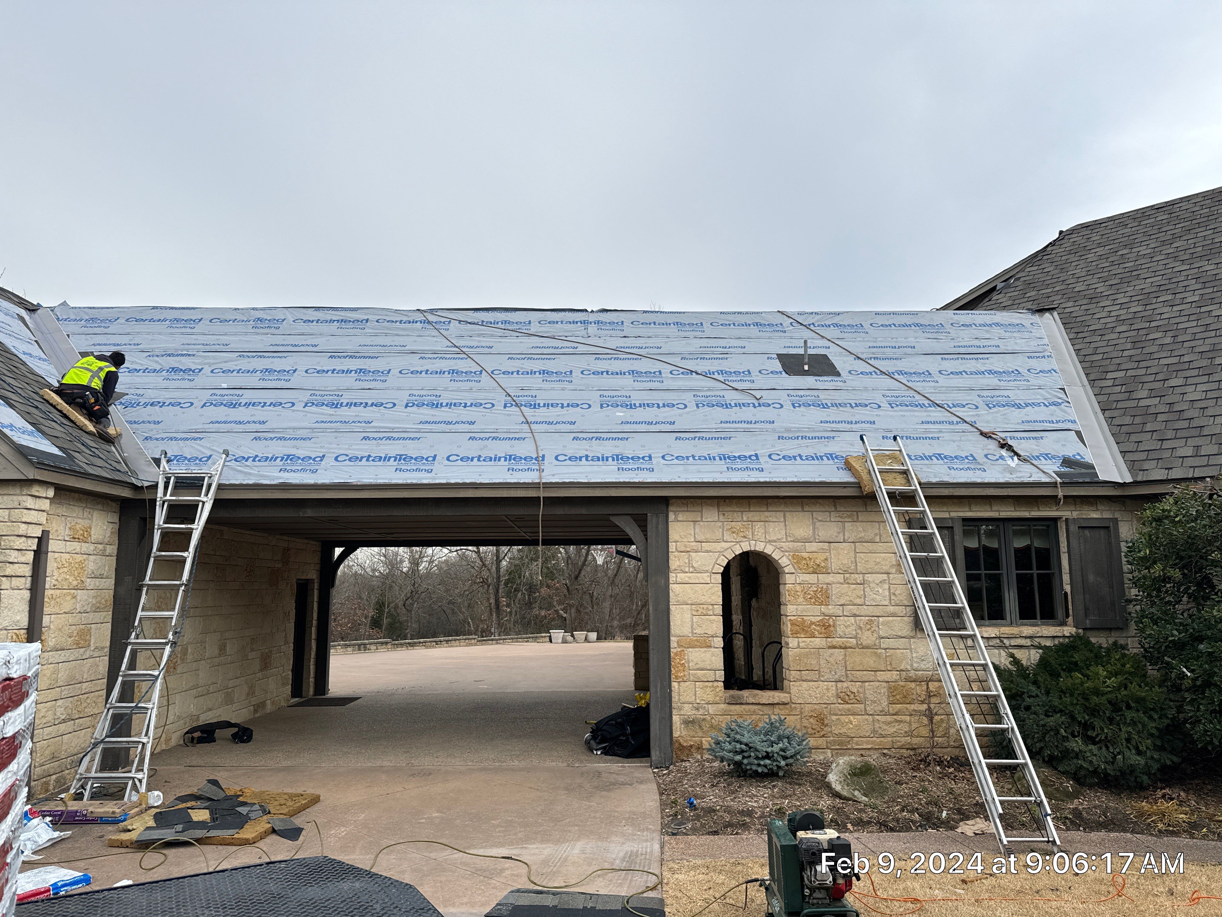 Reroof using Certainteed Integrity Roof System by Castillo Roofing