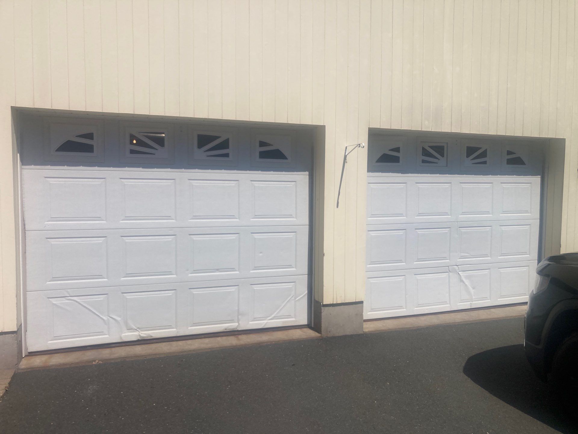 Garage Door Installation using Amarr Lincoln garage door by DiGiorgi Roofing and Siding Inc