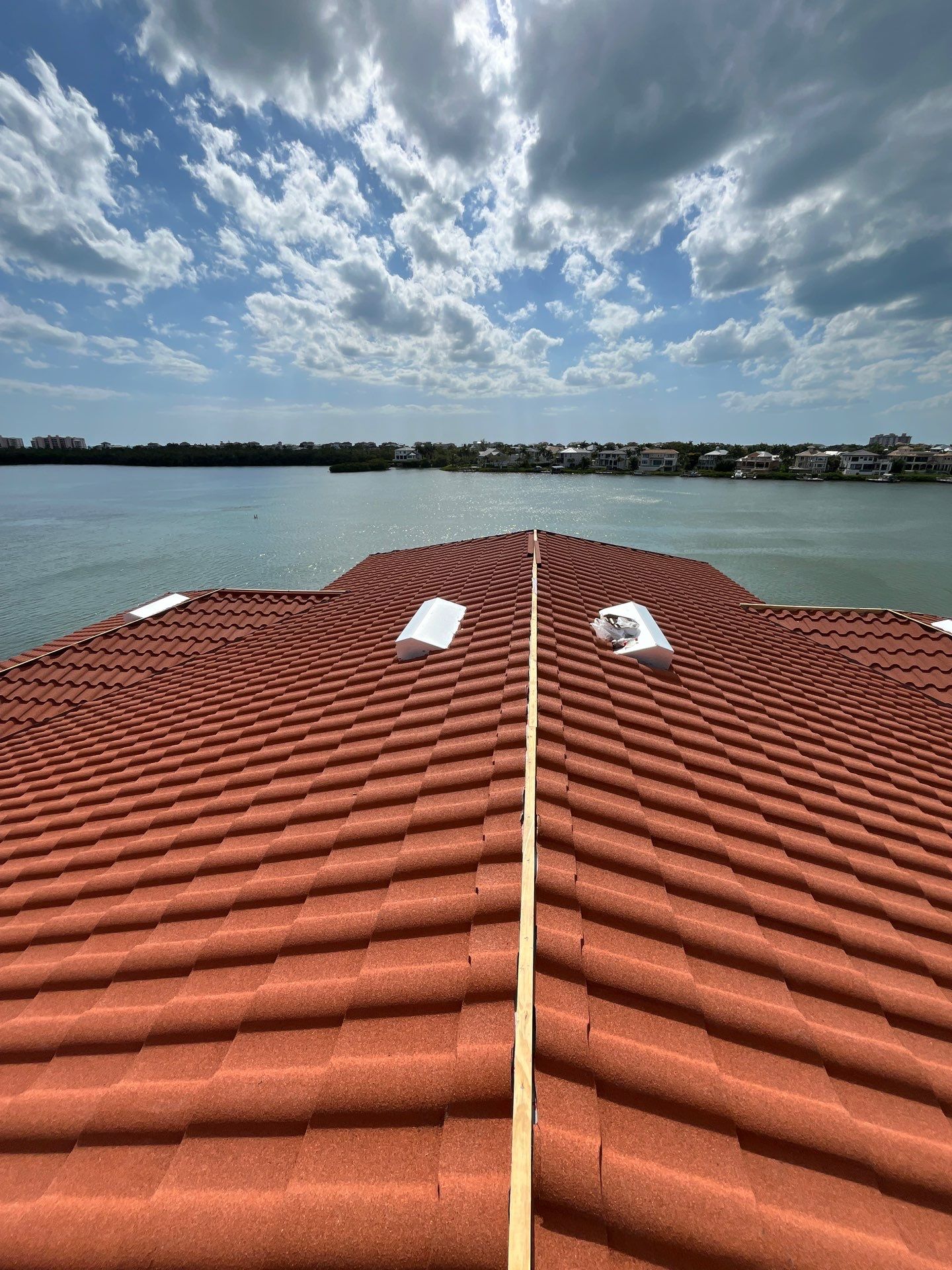 Decra Stone-Coated Metal Roof Installation for Bonita Springs Estate by cordova home services