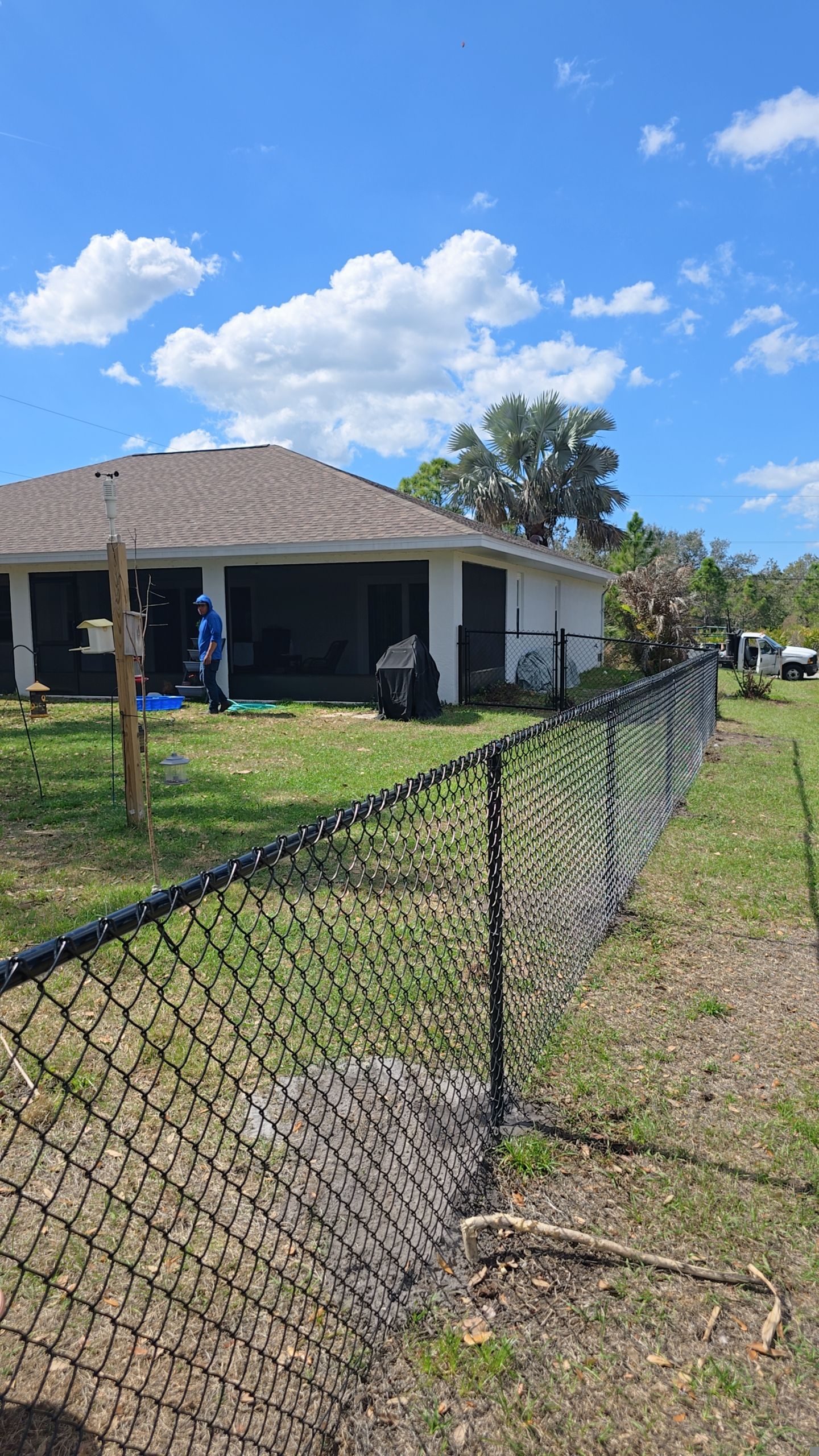 Chain Link Install in North Port by True Fence LLC