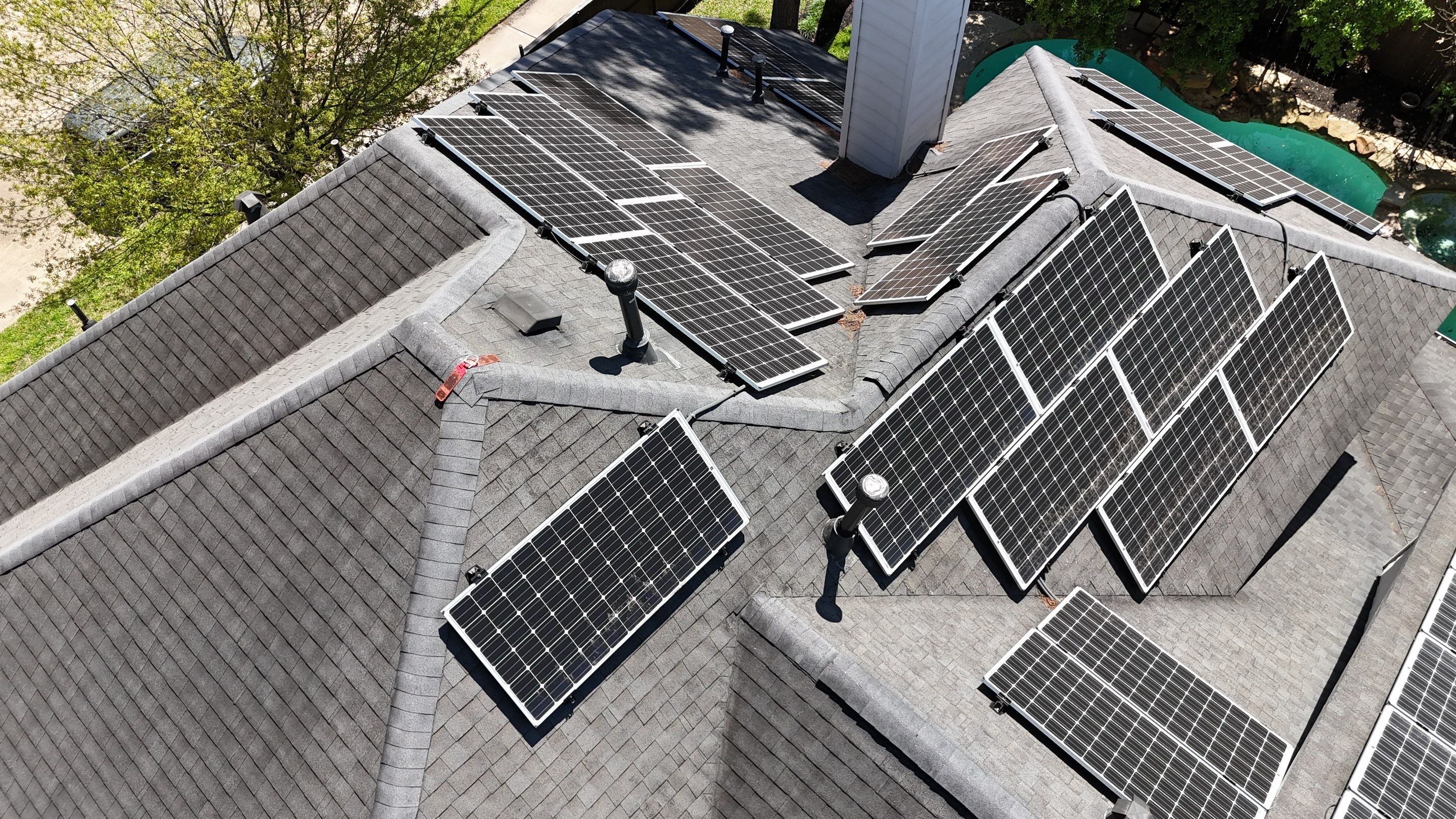 Residential Roofing Installation using Architectural Shingles by Core Four Roofing